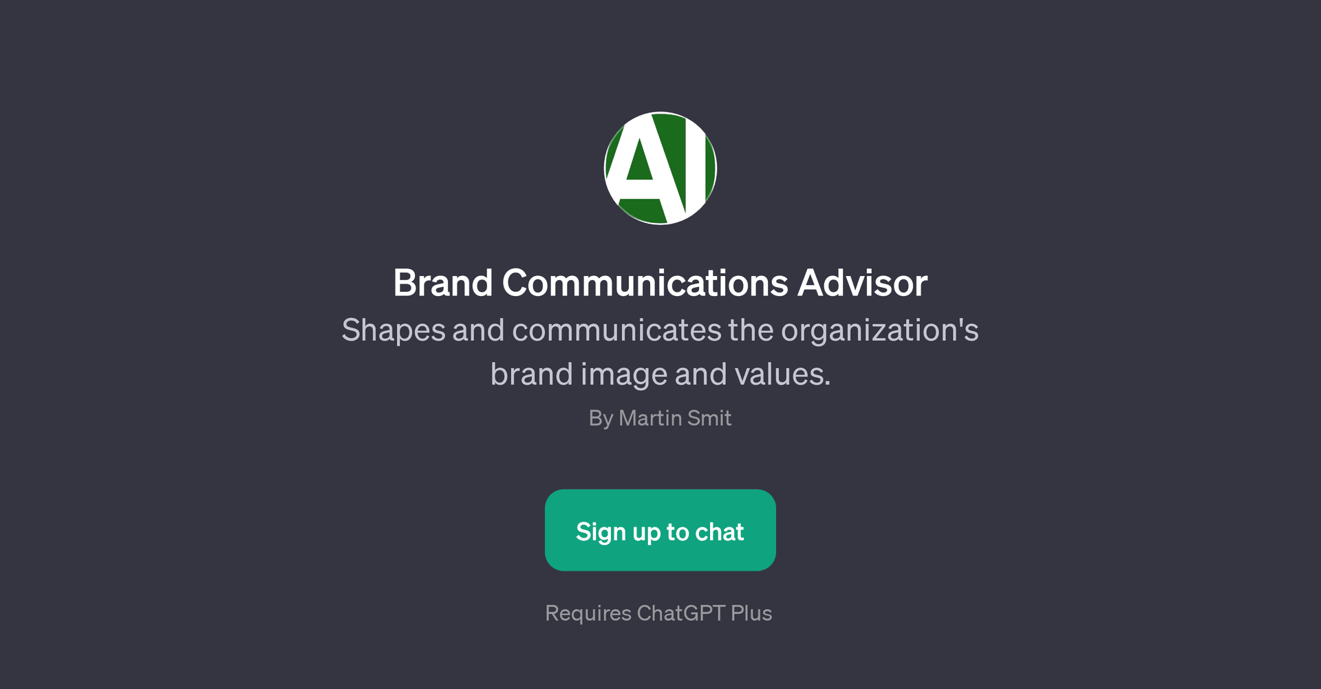 Brand Communications Advisor