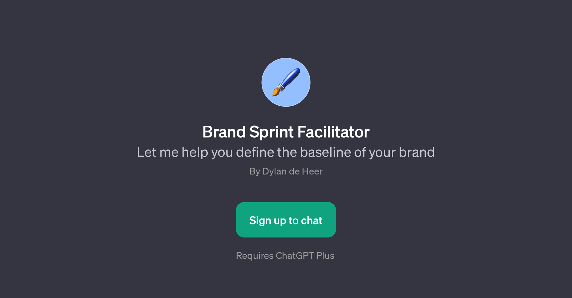 Brand Sprint Facilitator