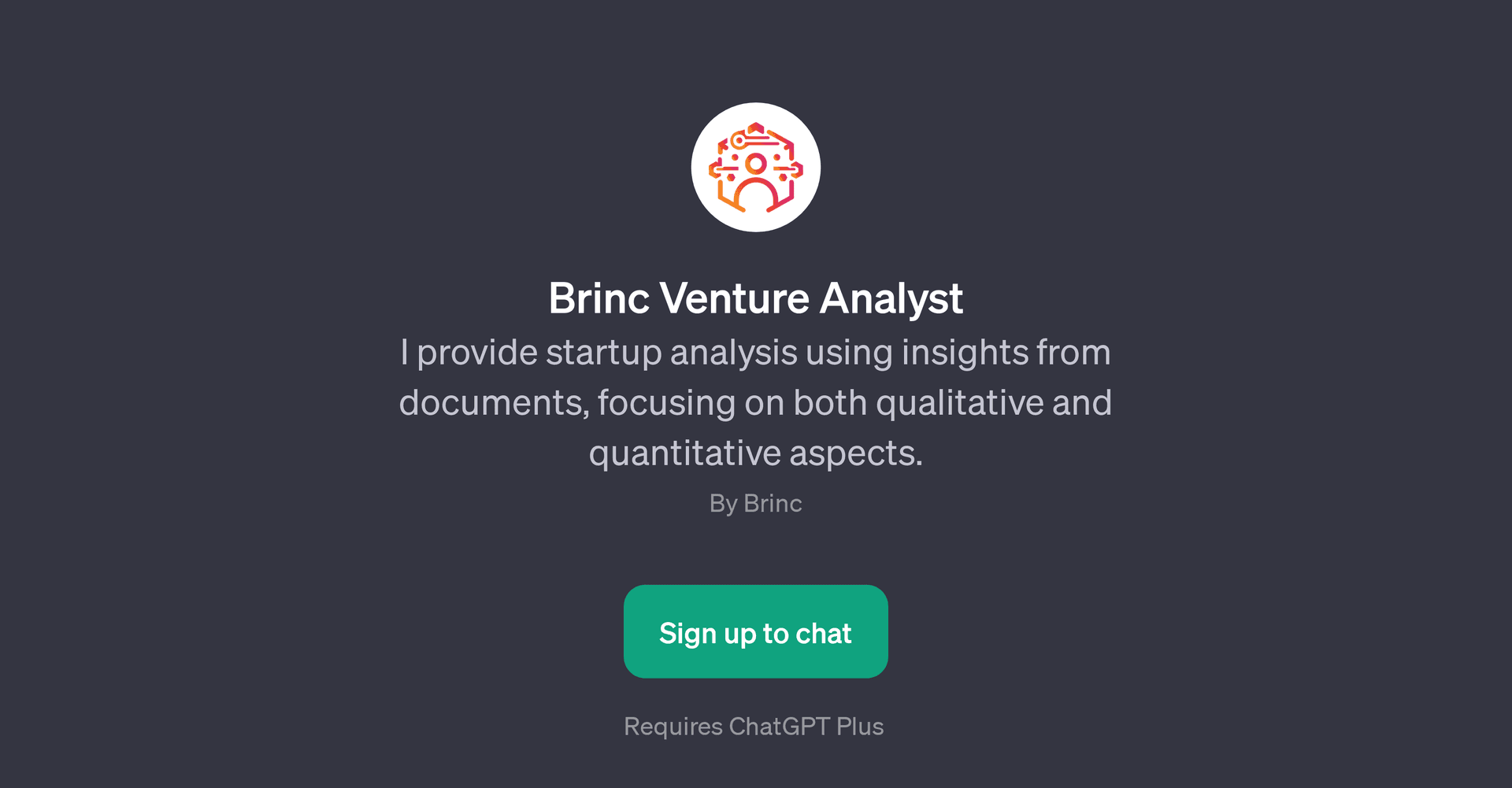 Brinc Venture Analyst