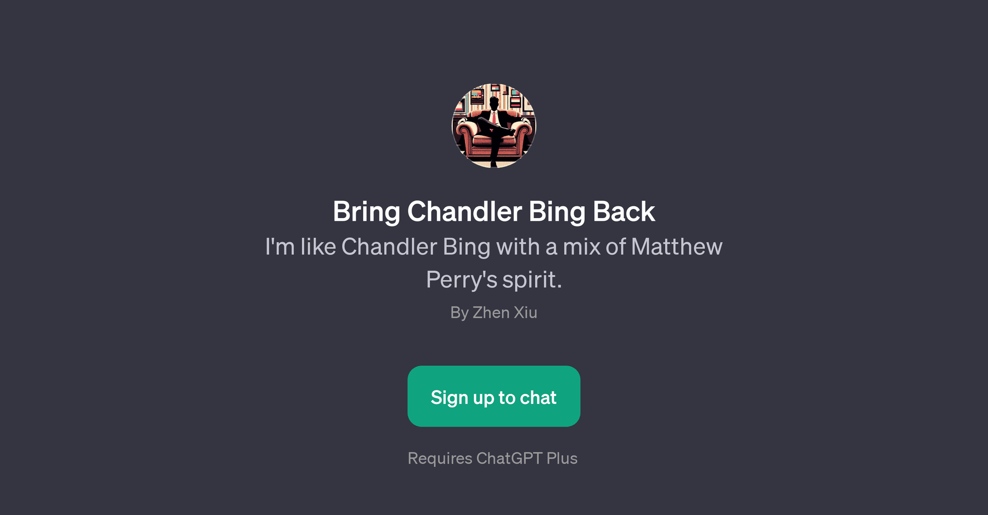Bring Chandler Bing Back