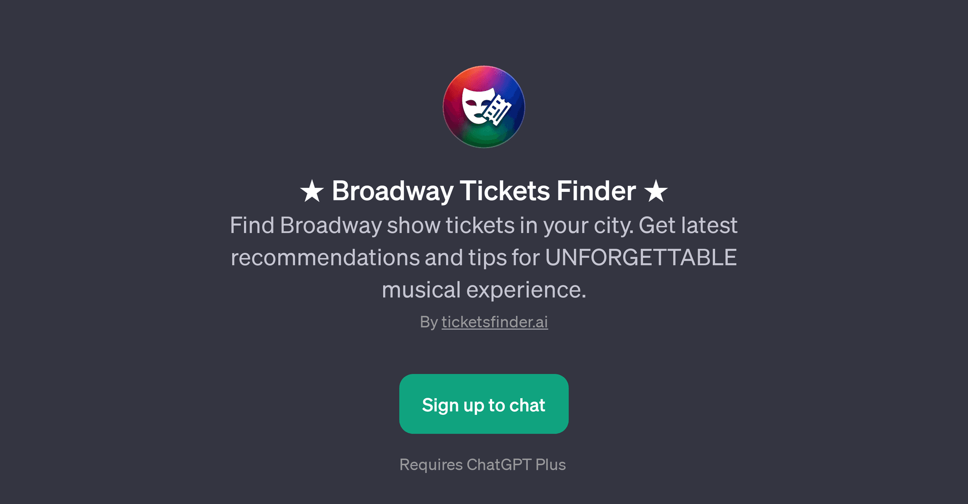 Broadway Tickets Finder