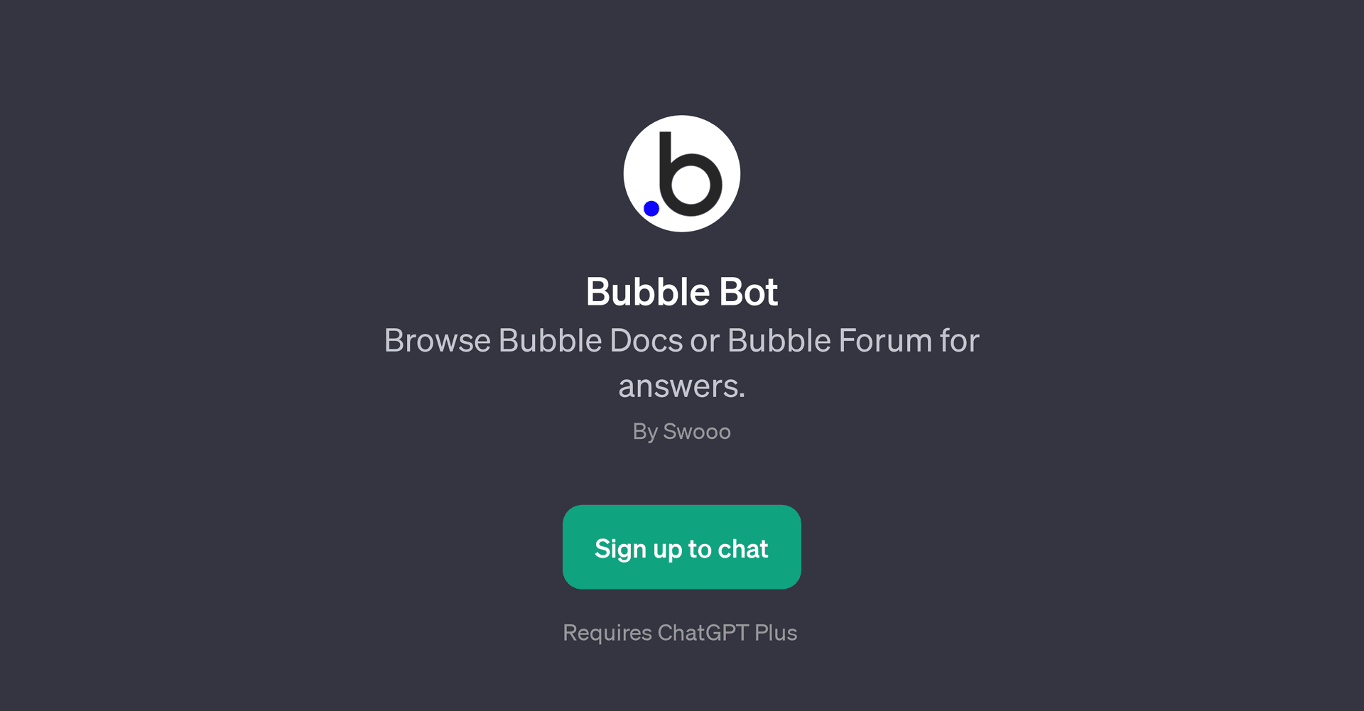 Bubble Bot