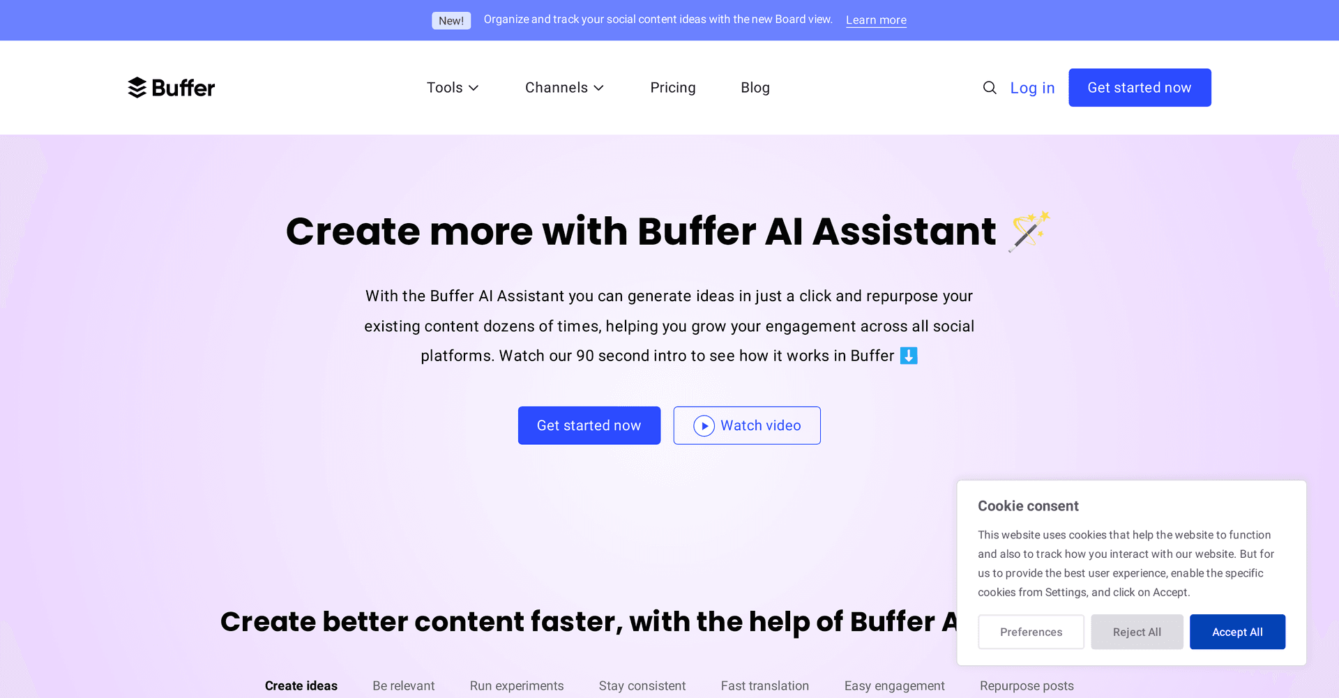 Buffer AI assistant