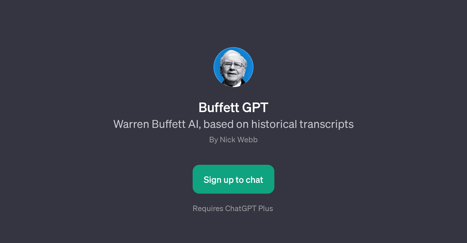 Buffett GPT