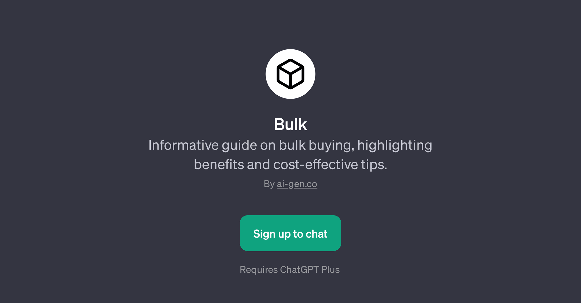Bulk