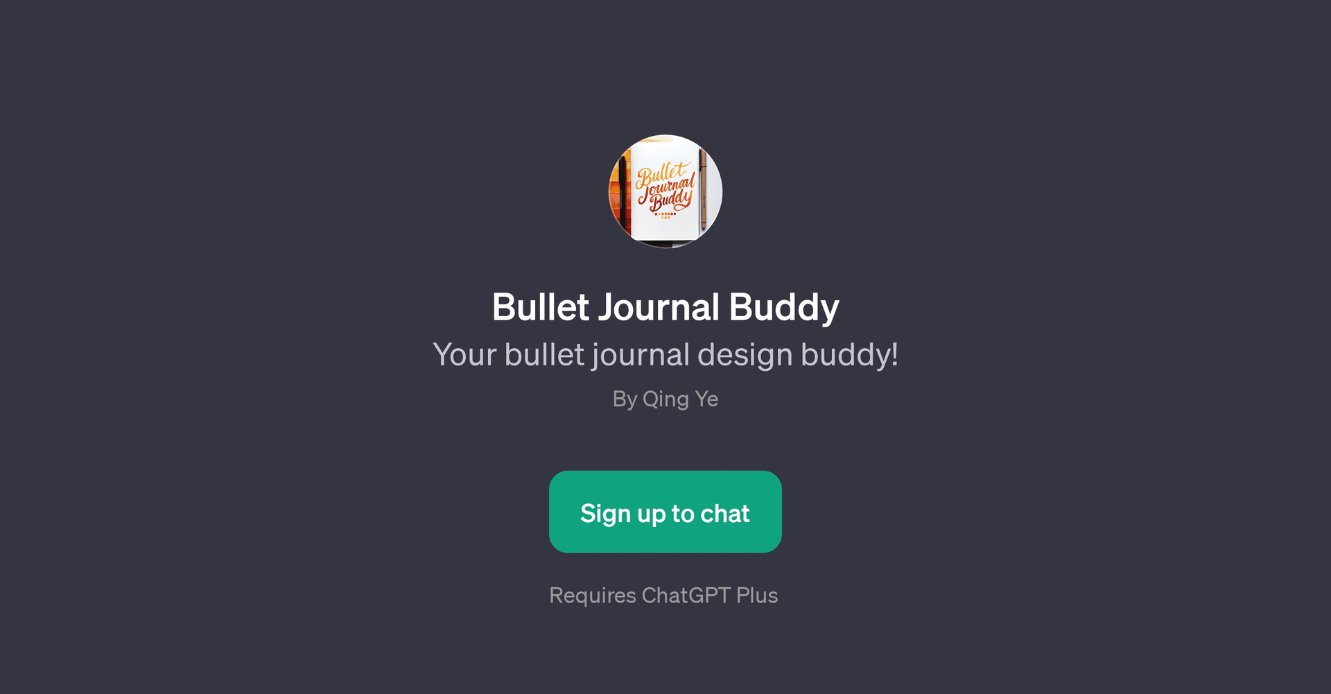 Bullet Journal Buddy