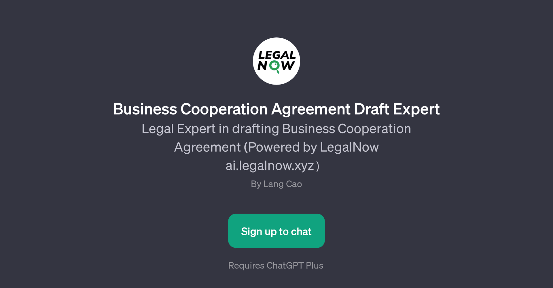 Business Cooperation Agreement Draft Expert