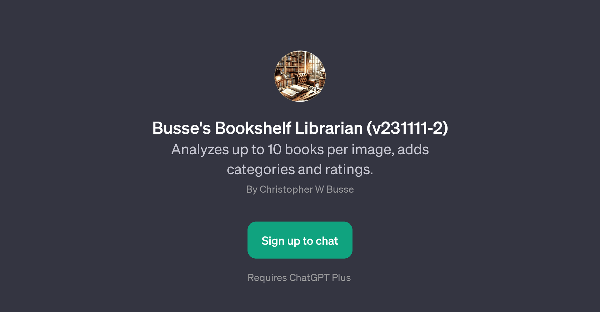 Busse's Bookshelf Librarian (v231111-2)