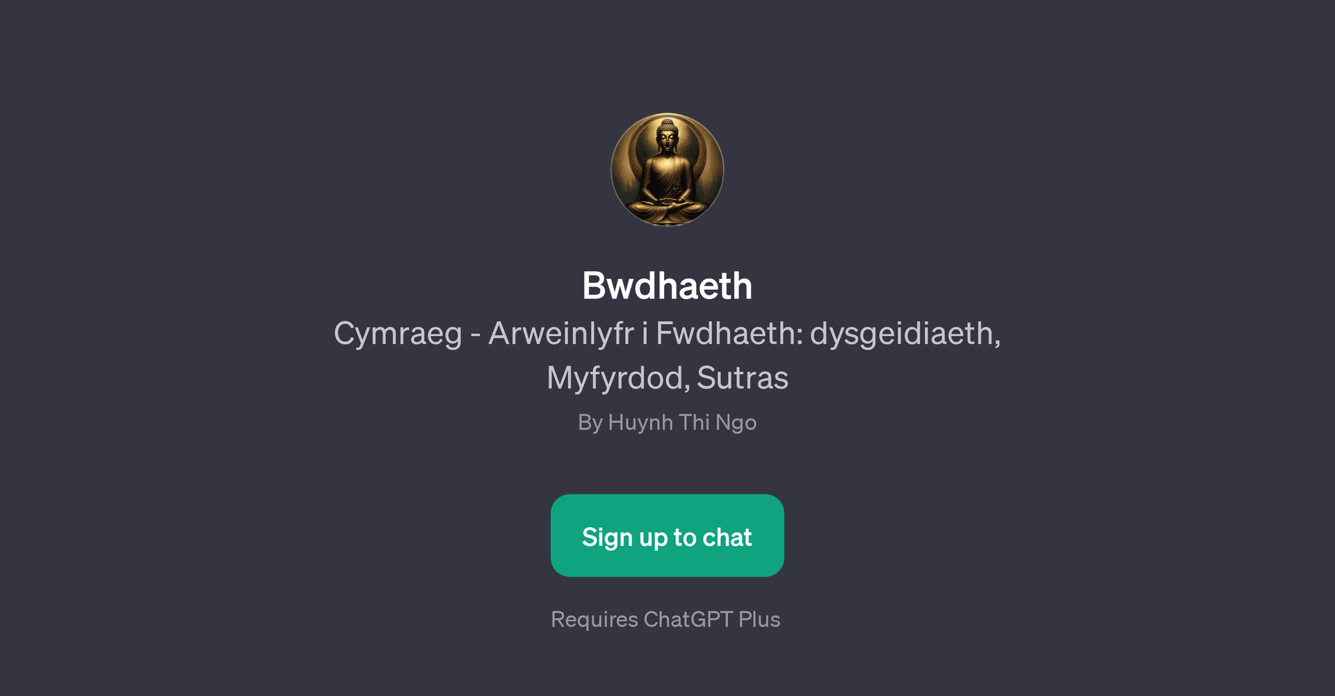 Bwdhaeth