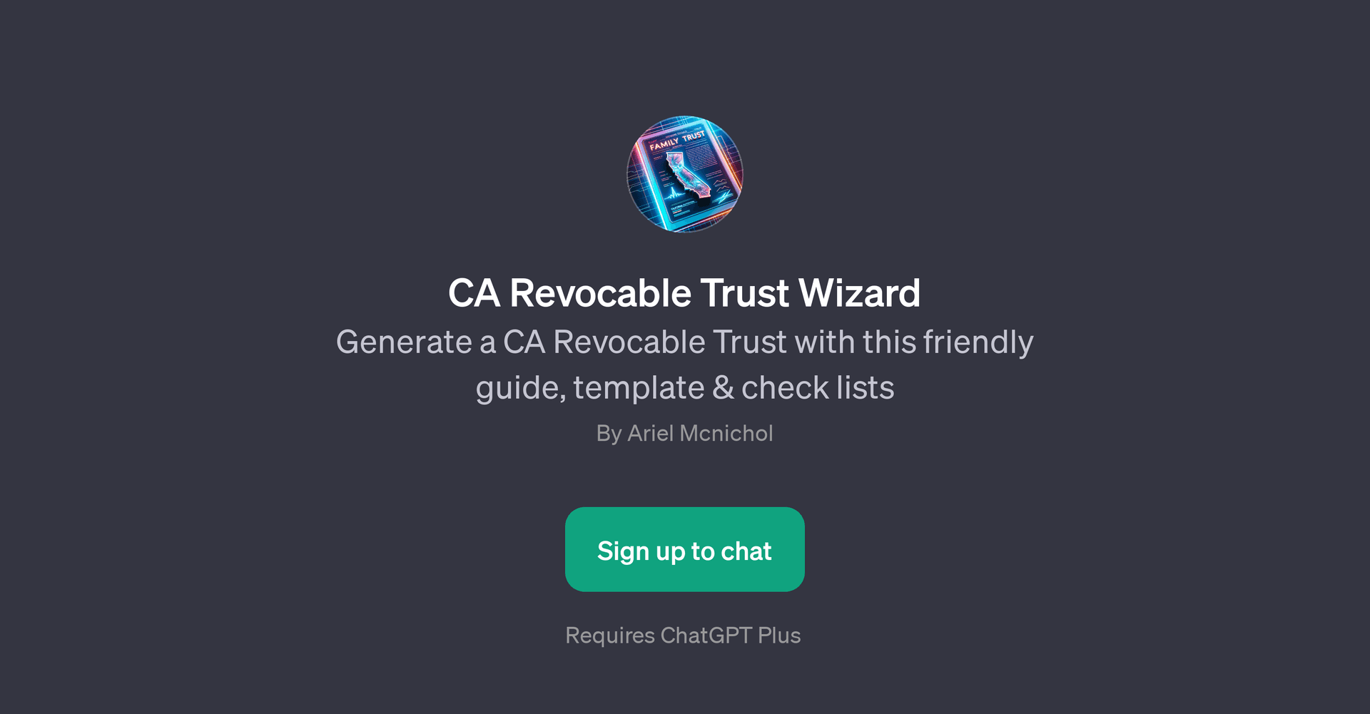 CA Revocable Trust Wizard