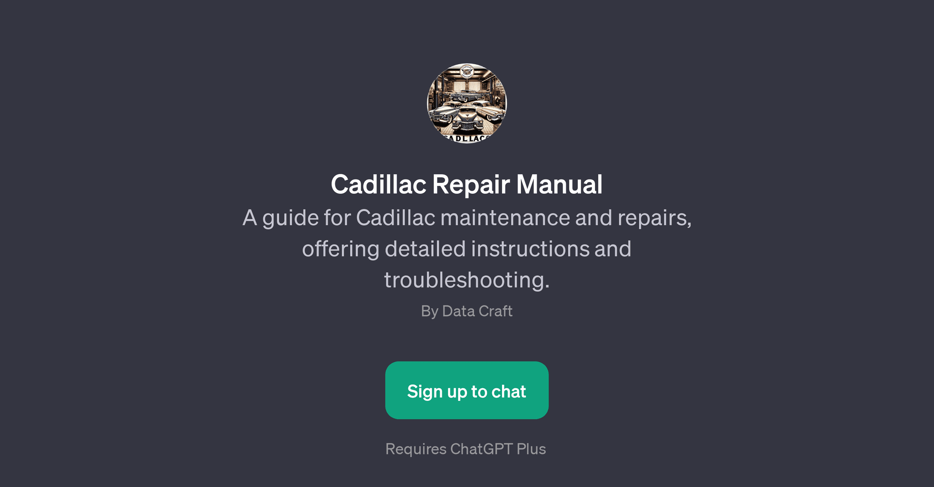 Cadillac Repair Manual