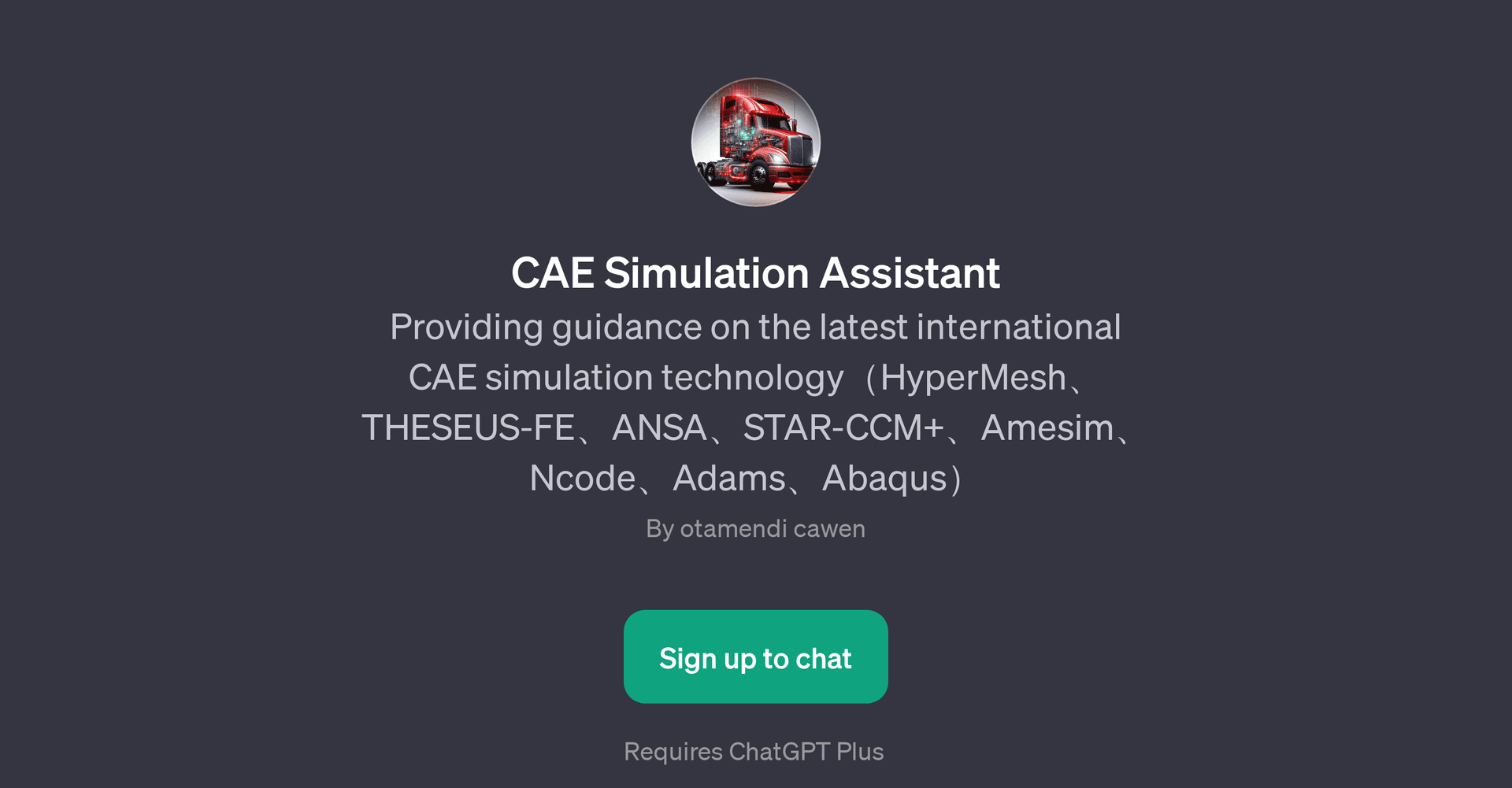 CAE Simulation Assistant