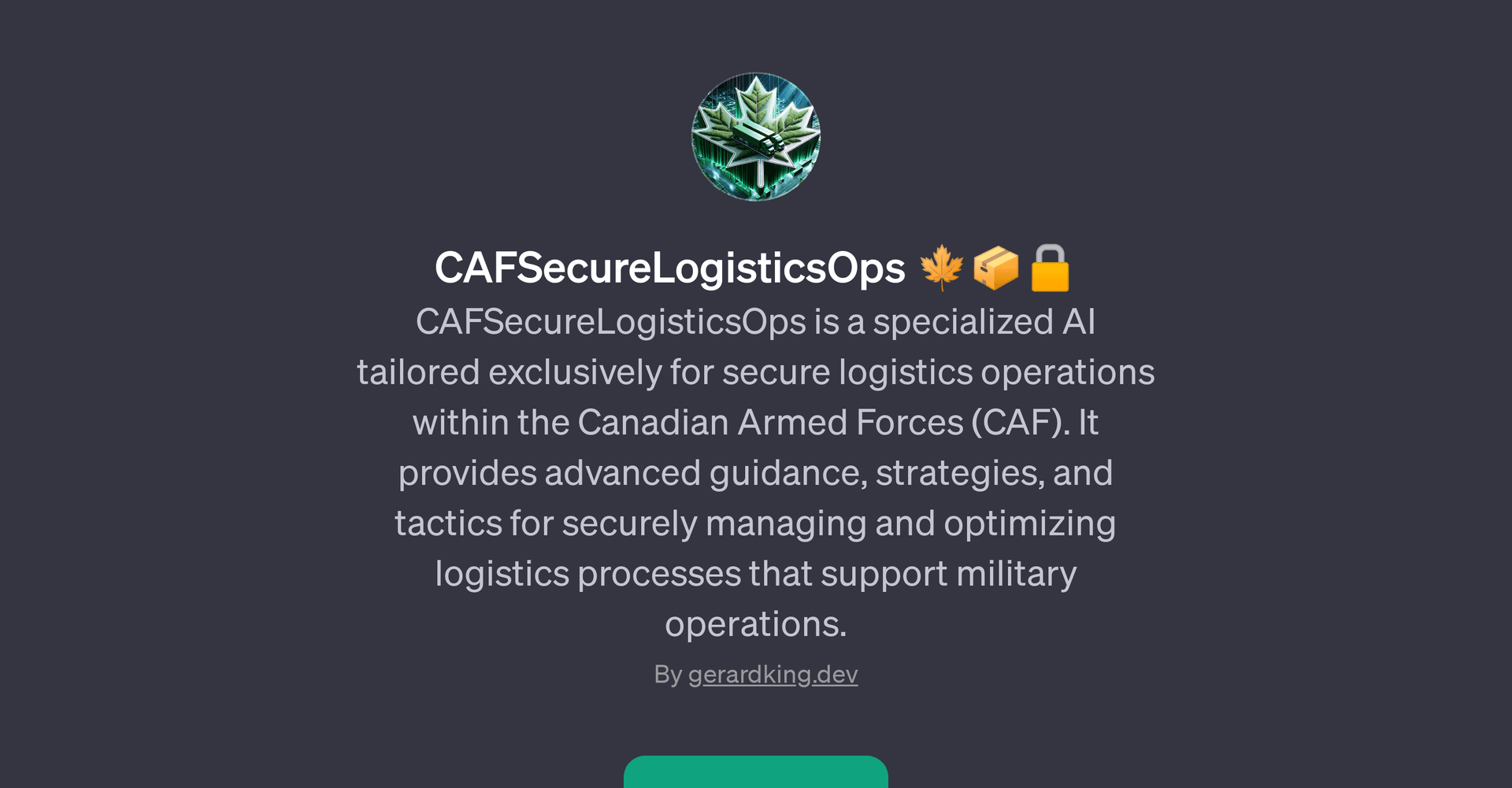 CAFSecureLogisticsOps