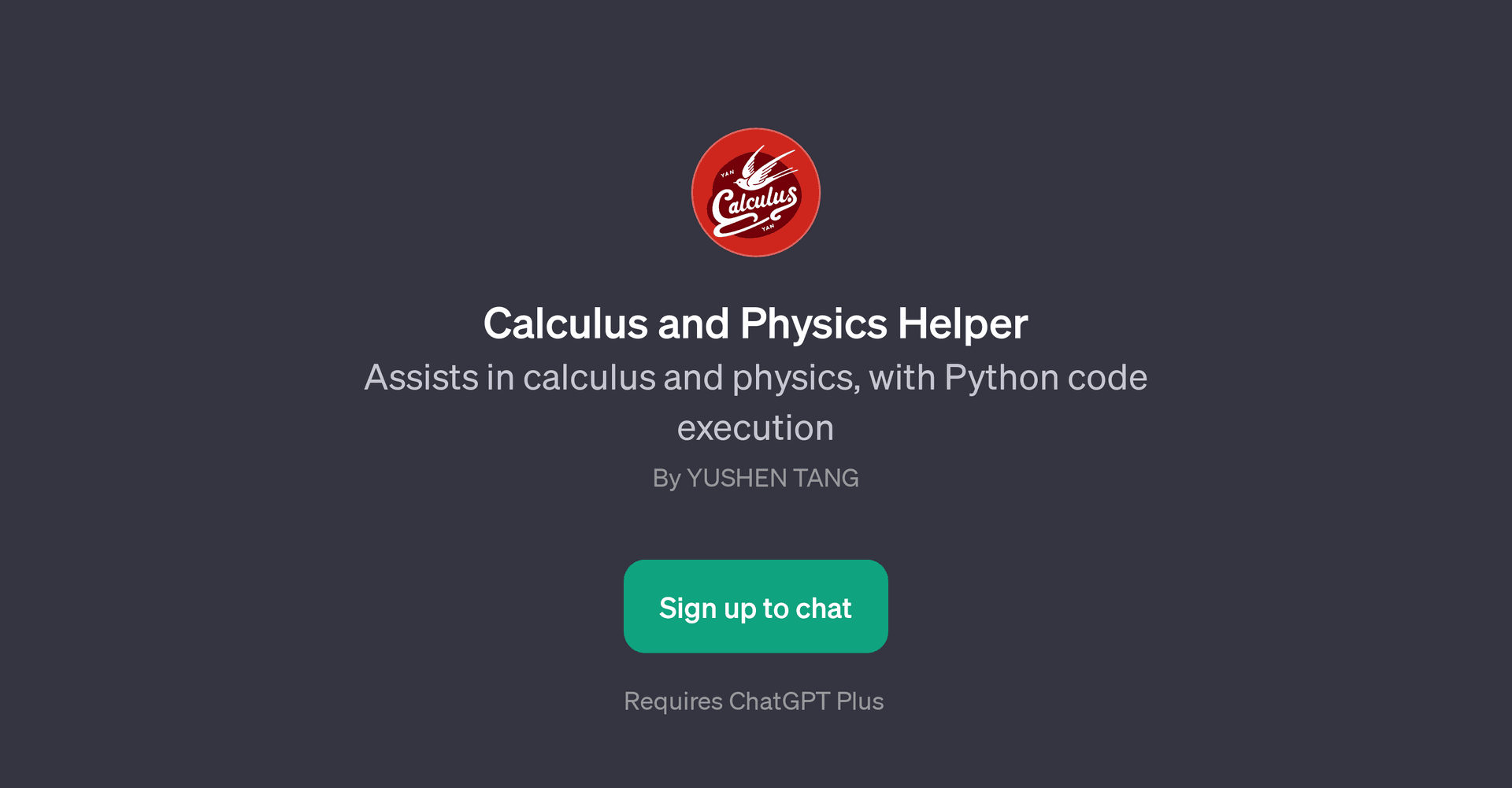 Calculus and Physics Helper