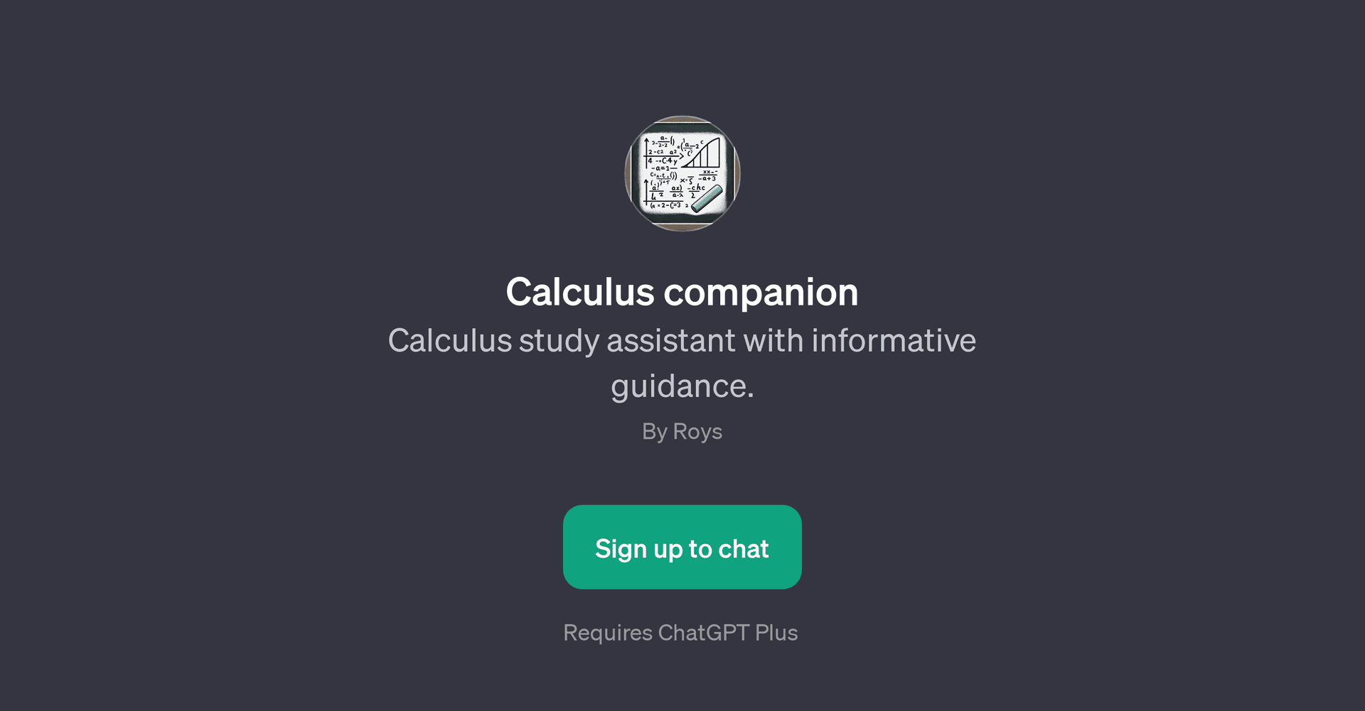 Calculus companion