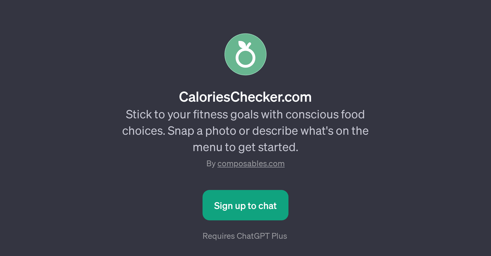 CaloriesChecker.com
