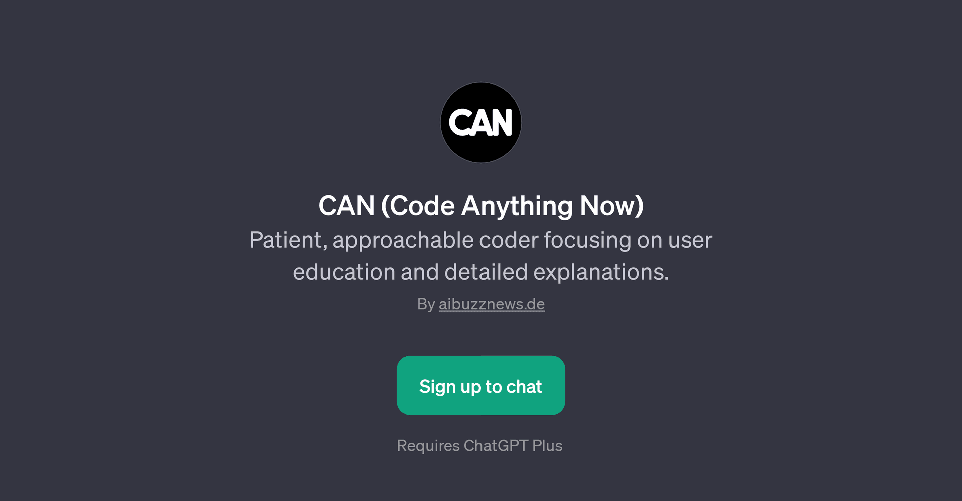 CAN (Code Anything Now)