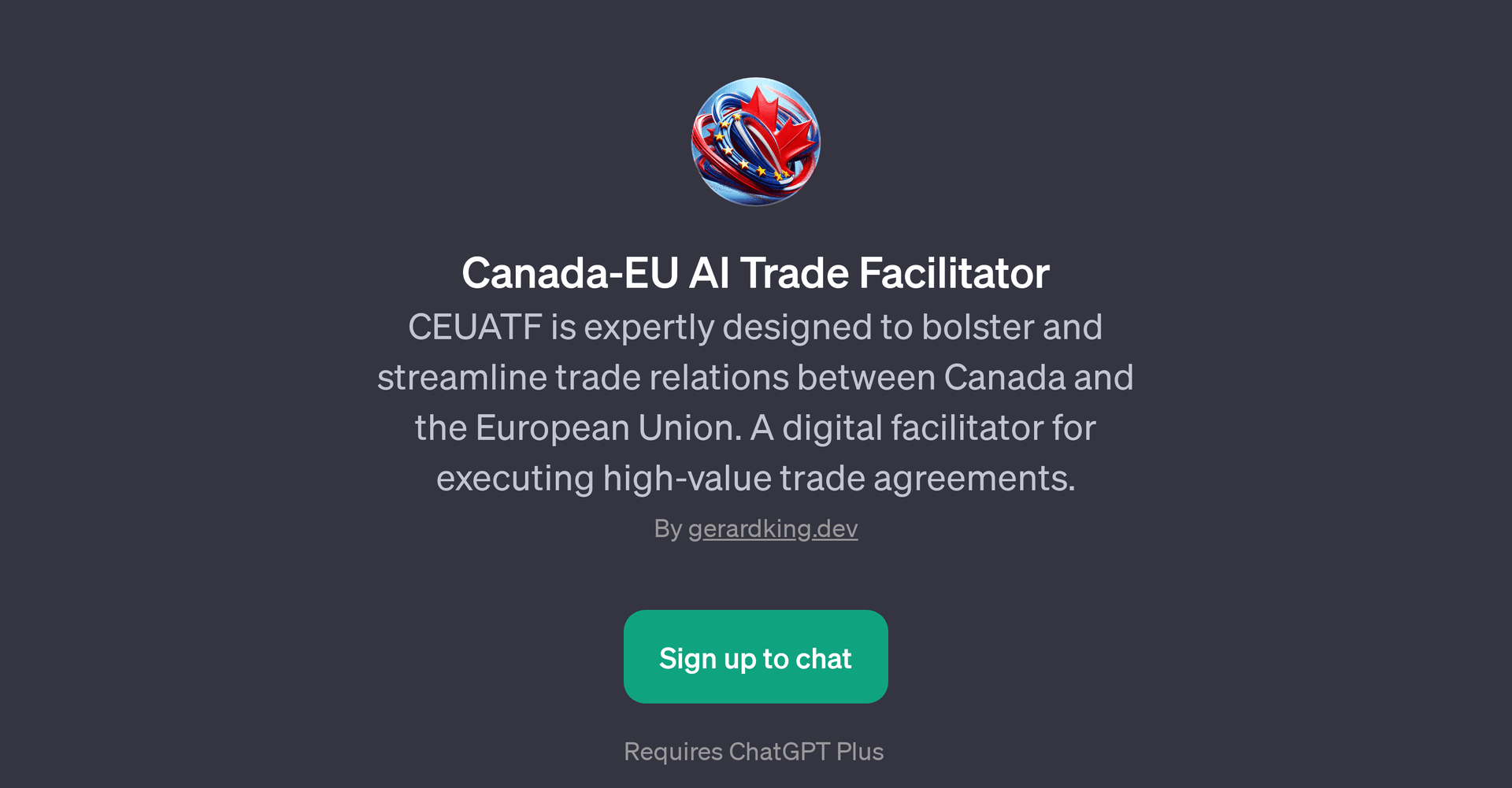 Canada-EU AI Trade Facilitator
