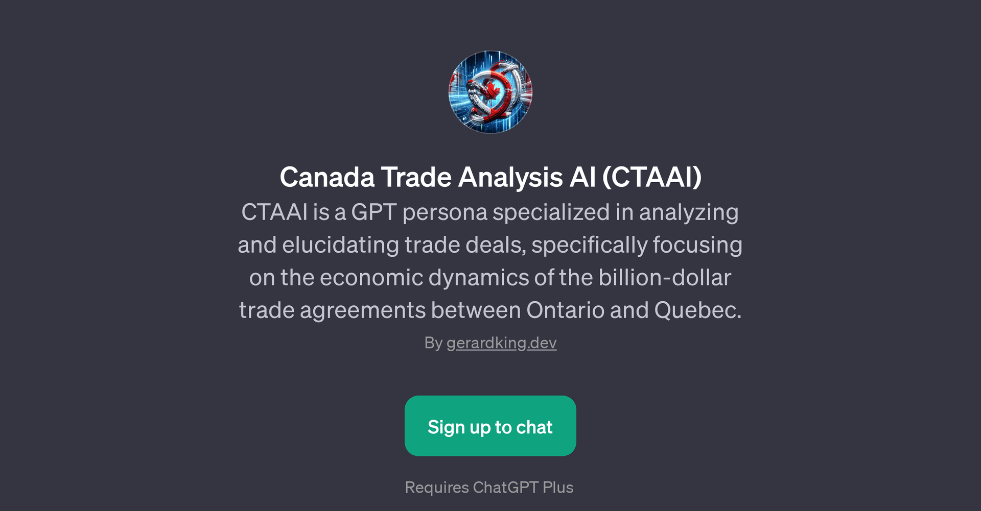 Canada Trade Analysis AI (CTAAI)