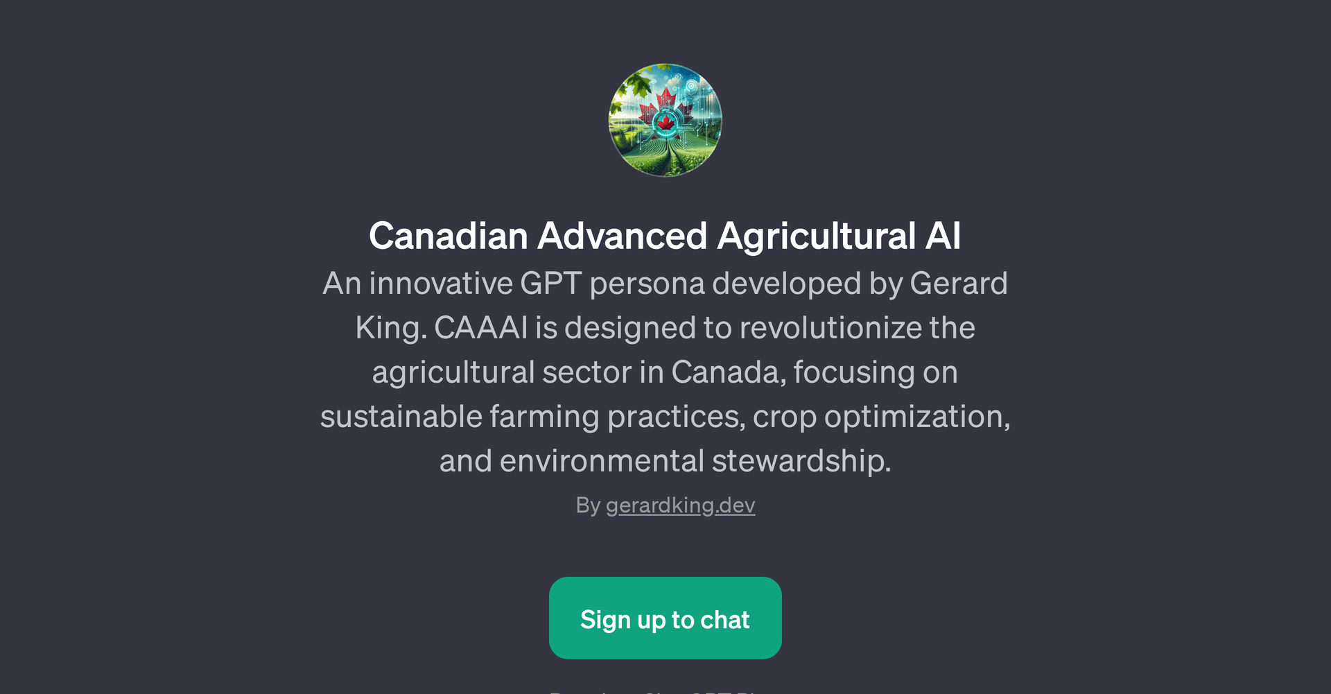 Canadian Advanced Agricultural AI