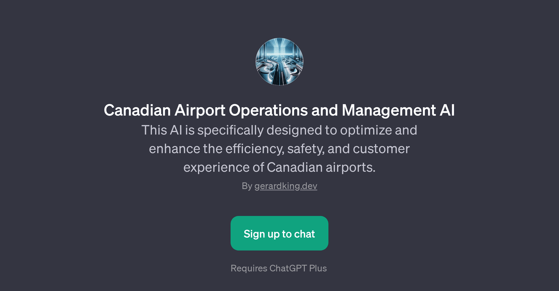 Canadian Airport Operations and Management AI
