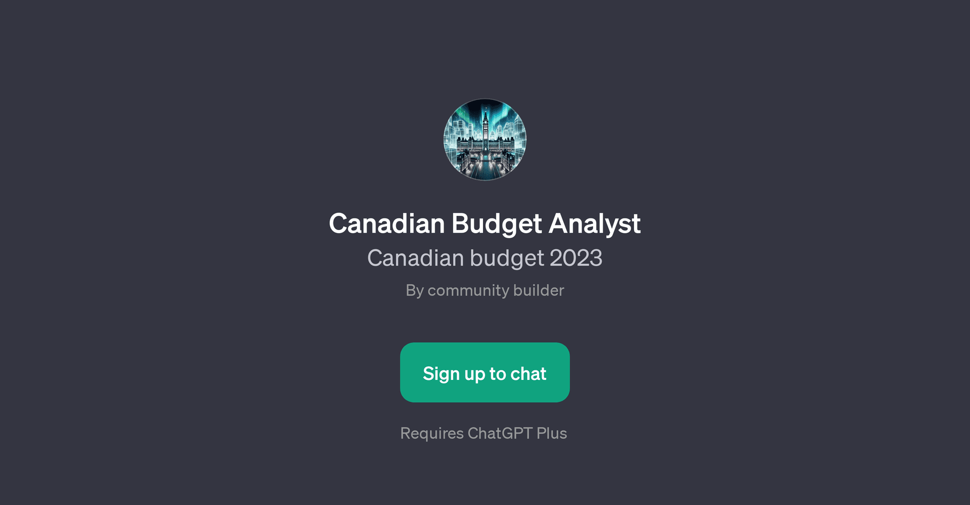 Canadian Budget Analyst