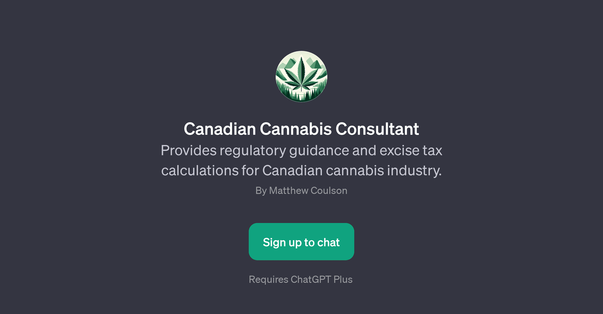 Canadian Cannabis Consultant