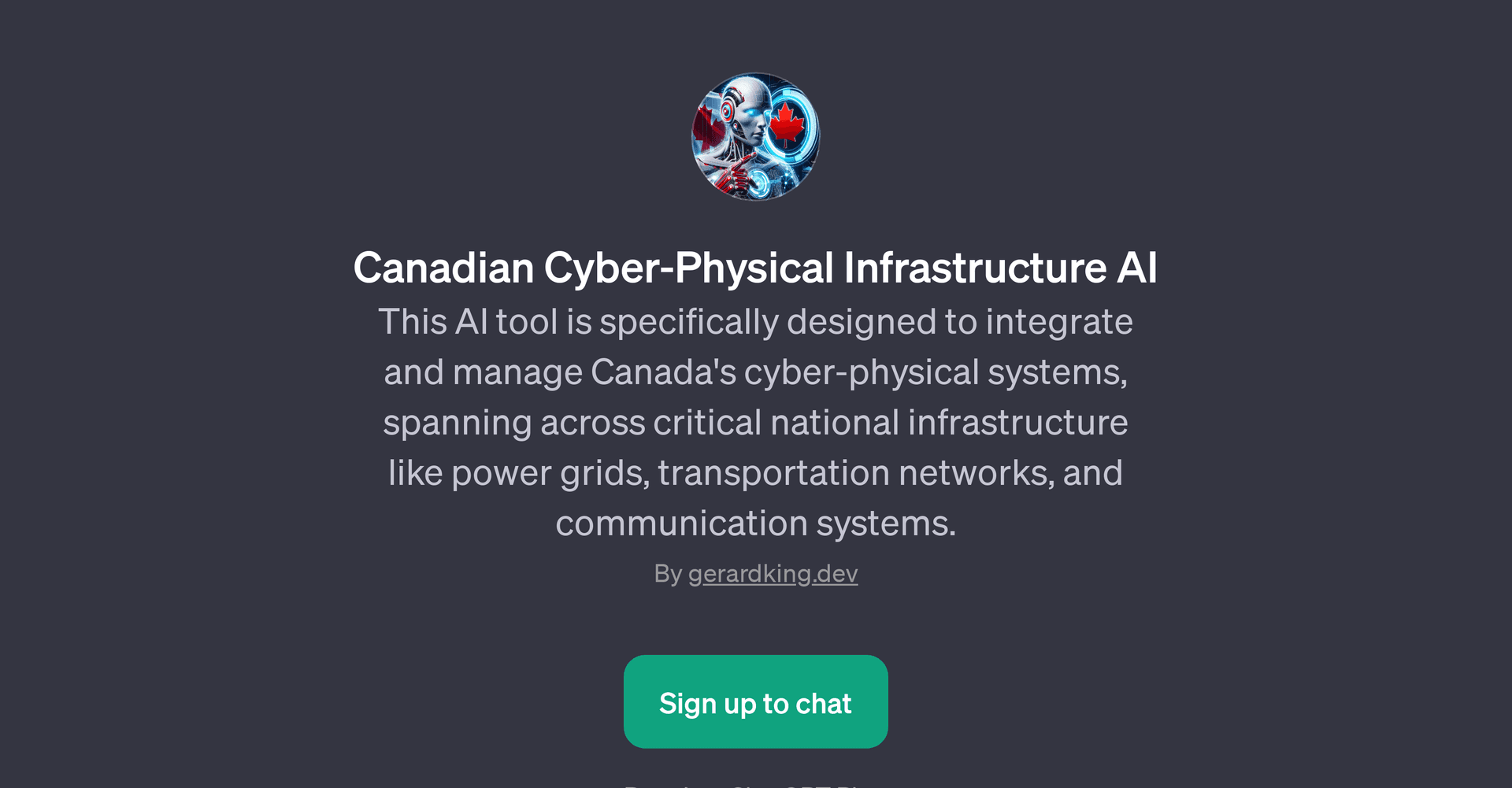 Canadian Cyber-Physical Infrastructure AI