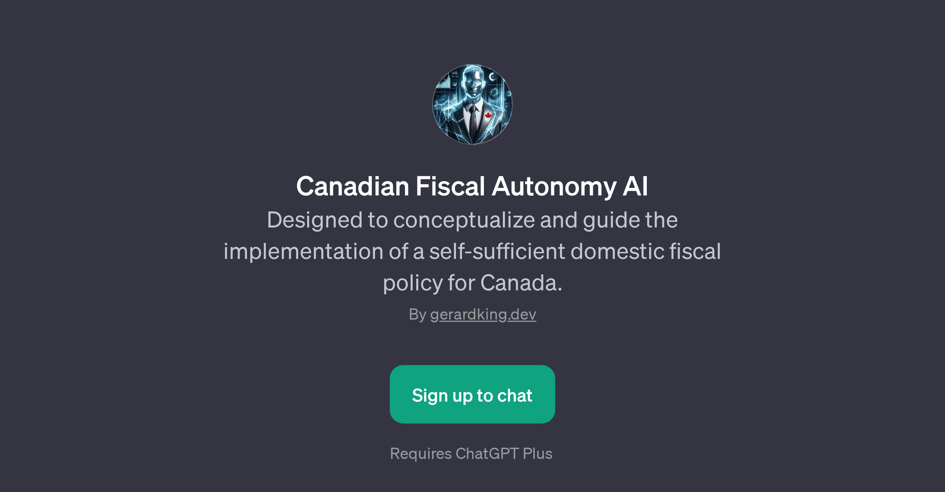 Canadian Fiscal Autonomy AI