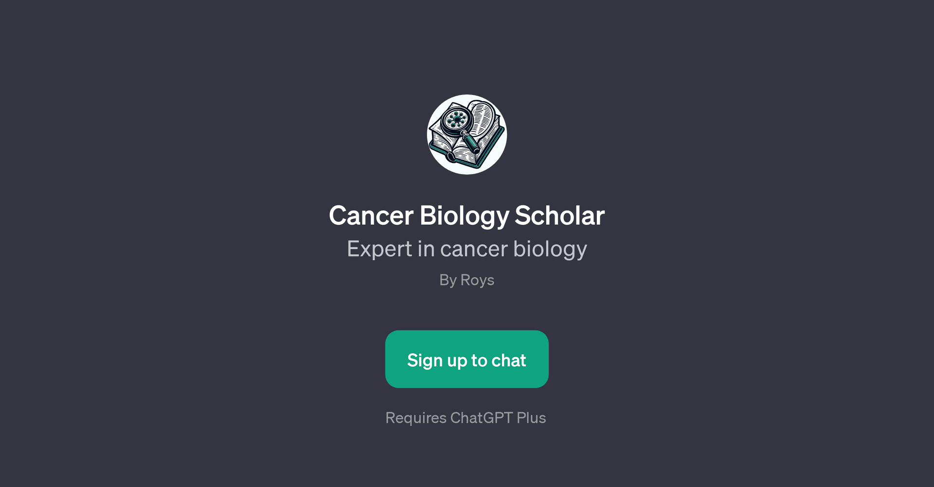 Cancer Biology Scholar
