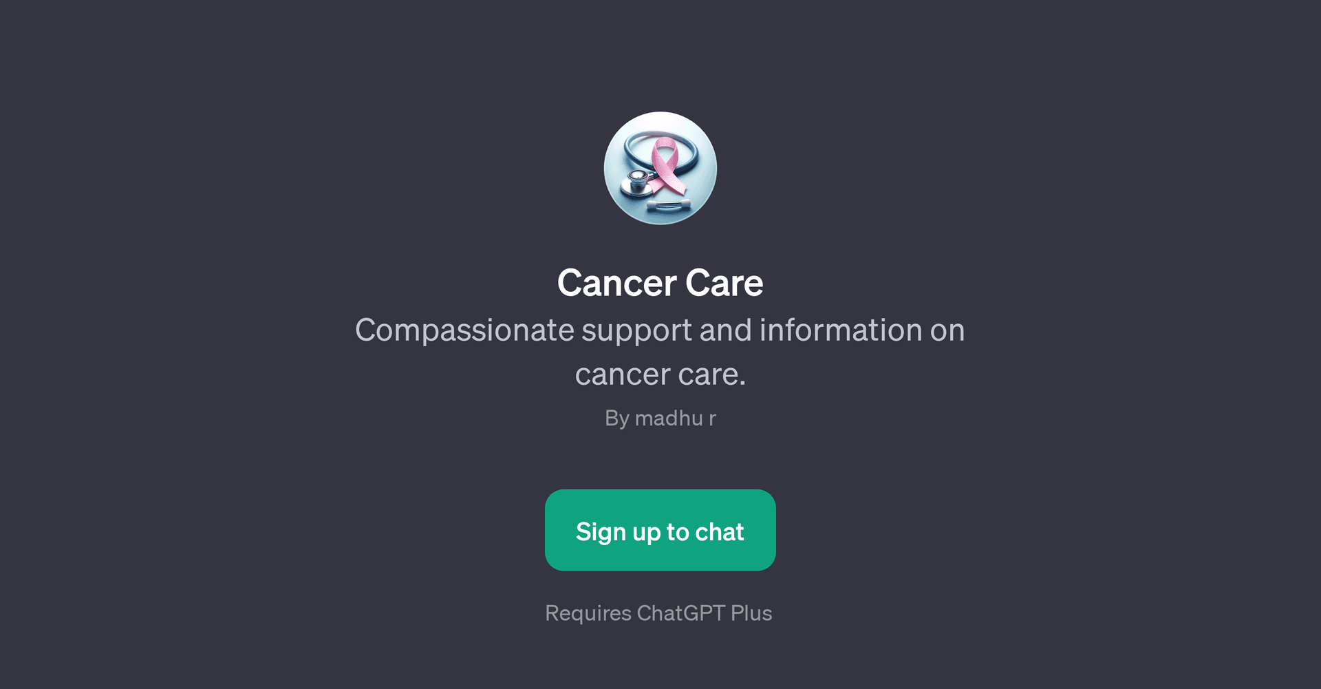 Cancer Care GPT