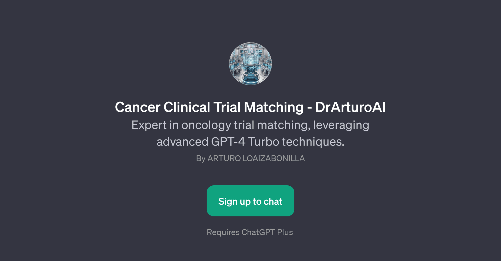 Cancer Clinical Trial Matching - DrArturoAI