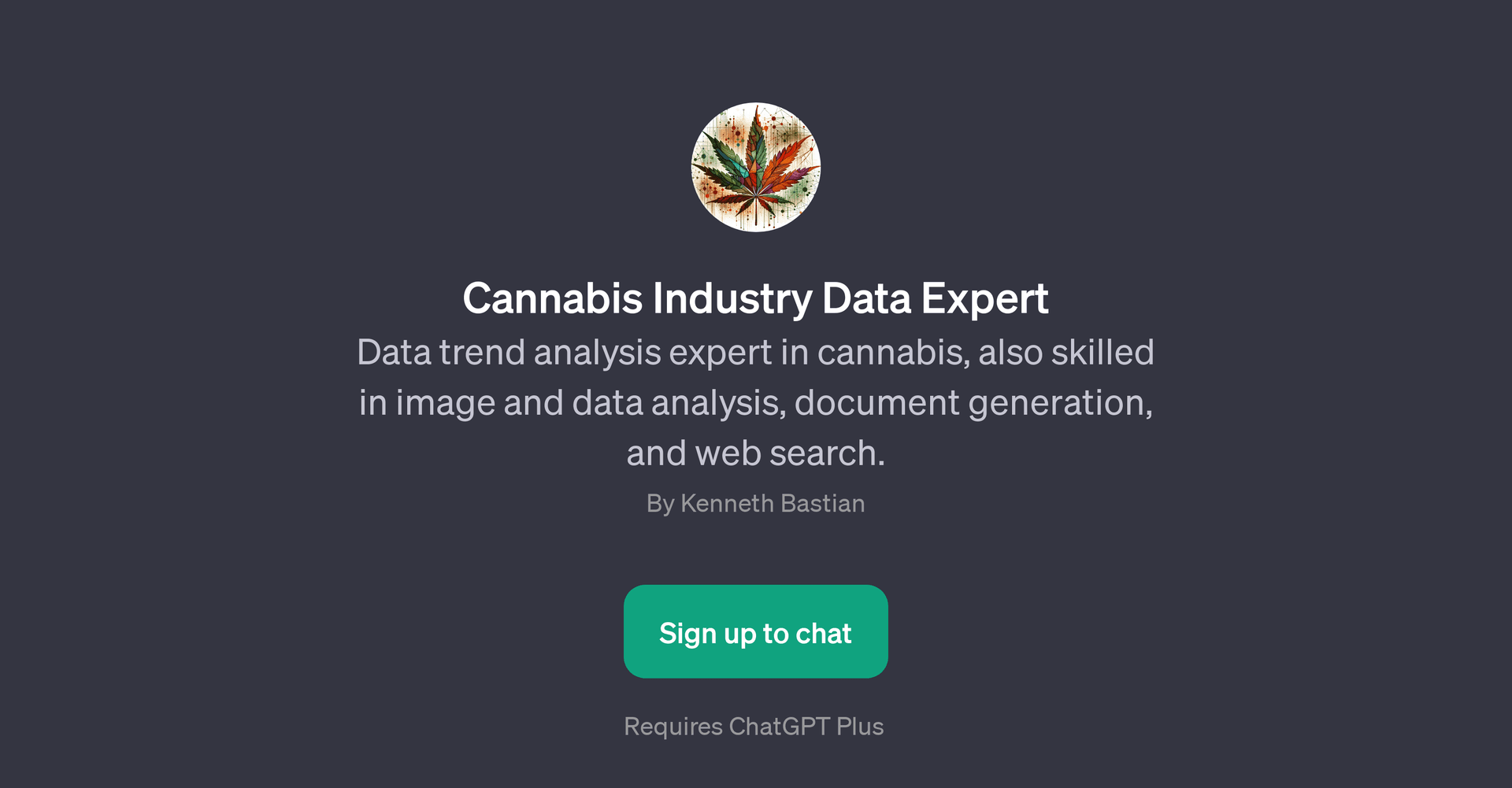 Cannabis Industry Data Expert