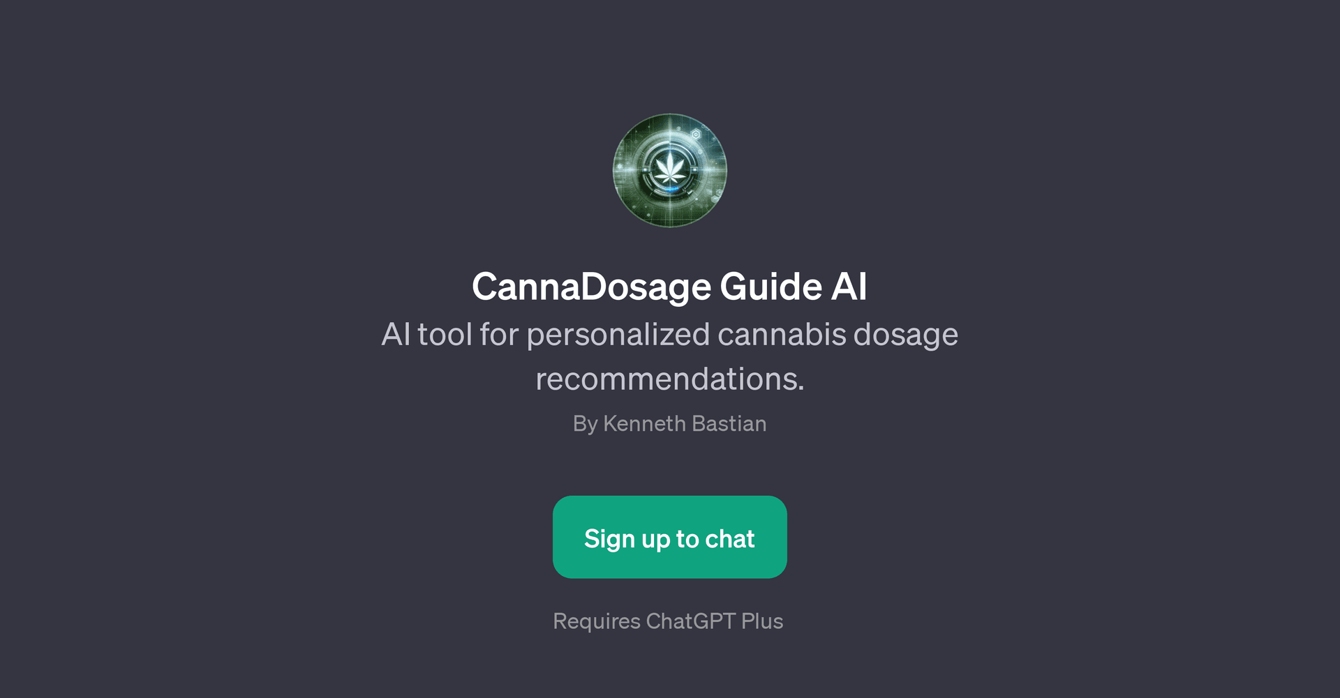 CannaDosage Guide AI