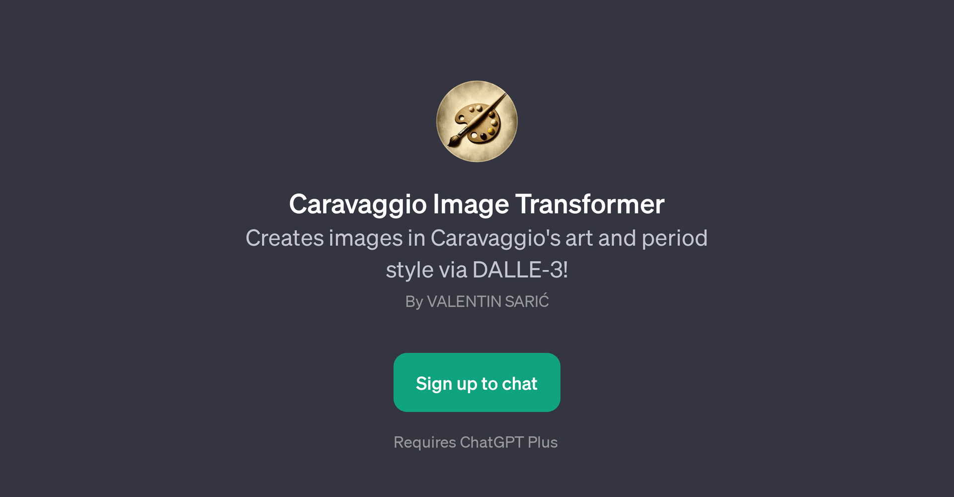 Caravaggio Image Transformer