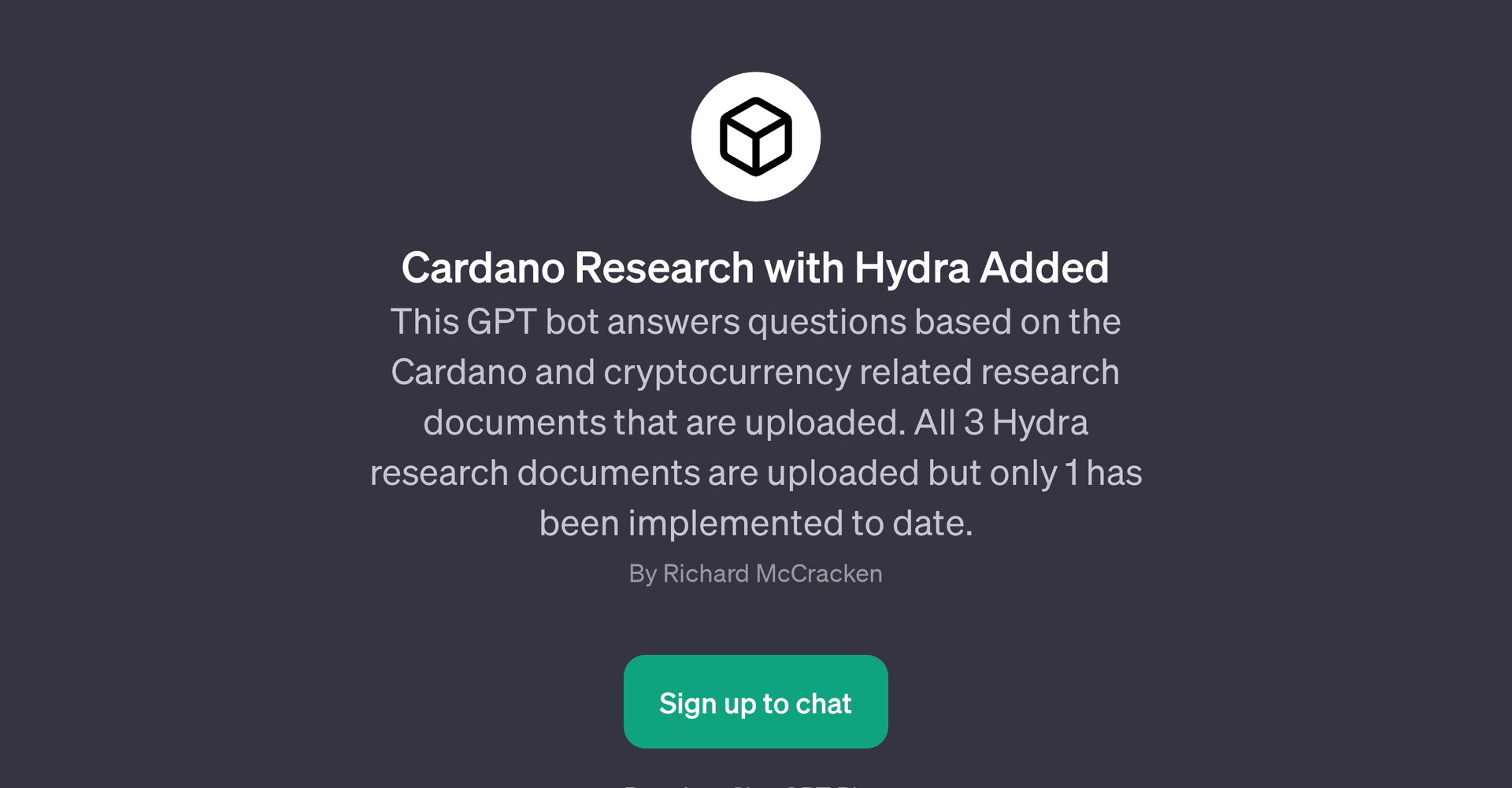 Cardano Research with Hydra Added