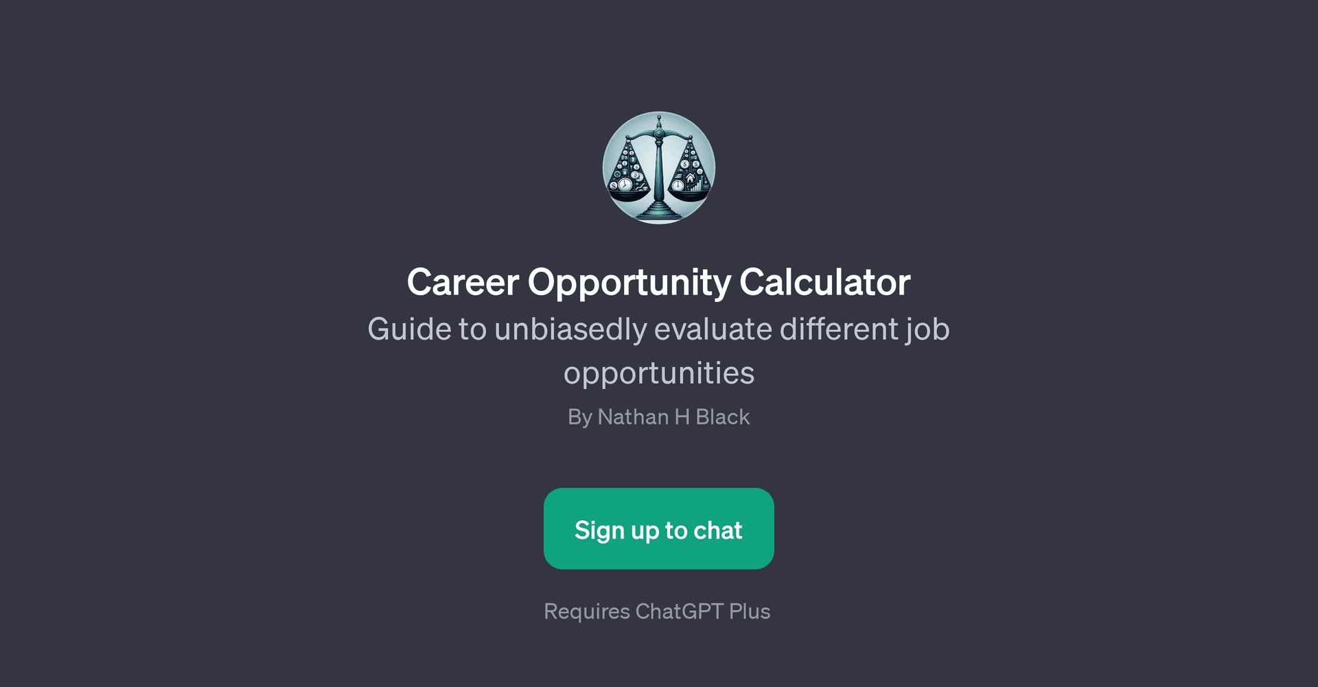 Career Opportunity Calculator