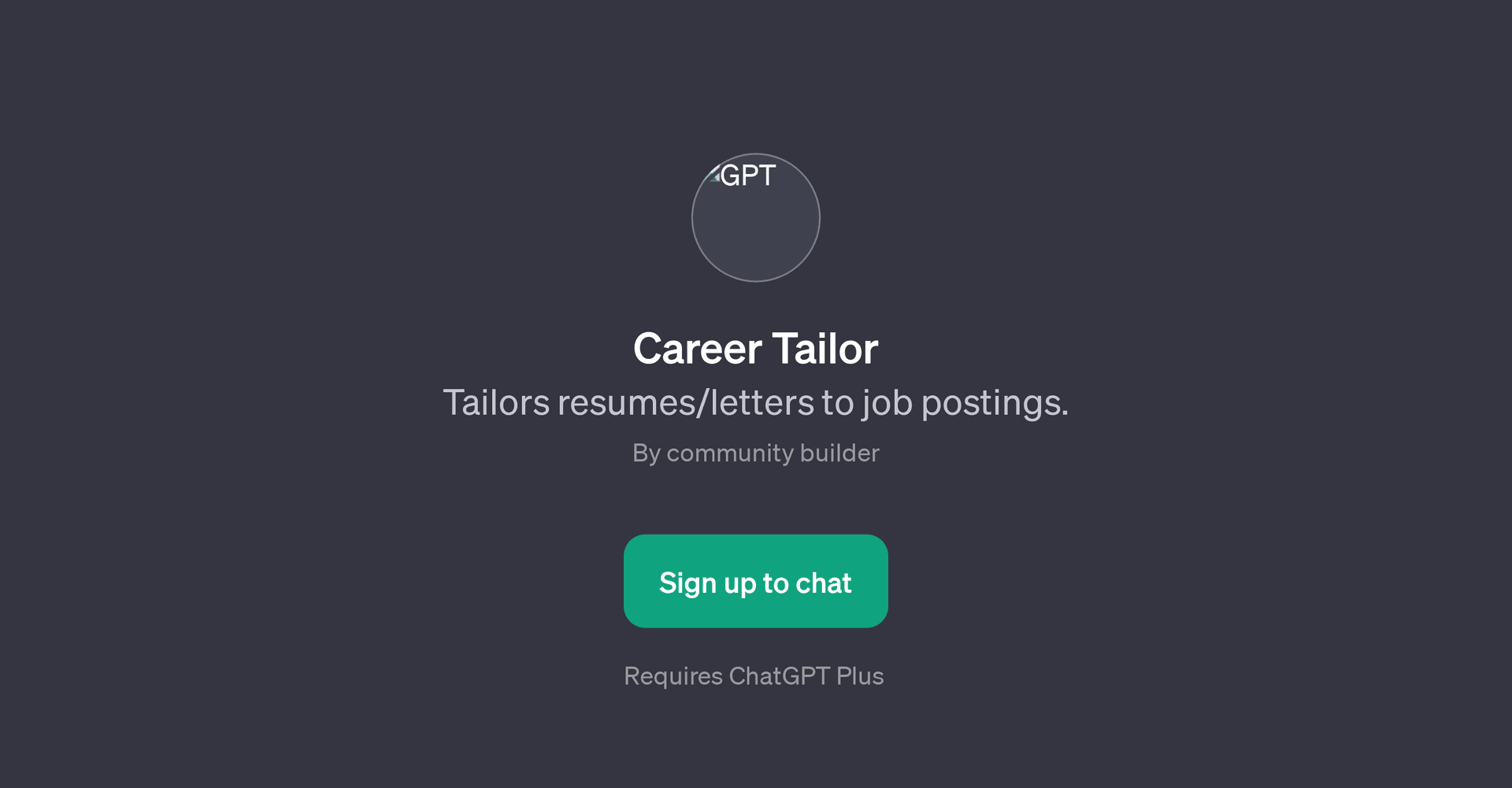 Career Tailor