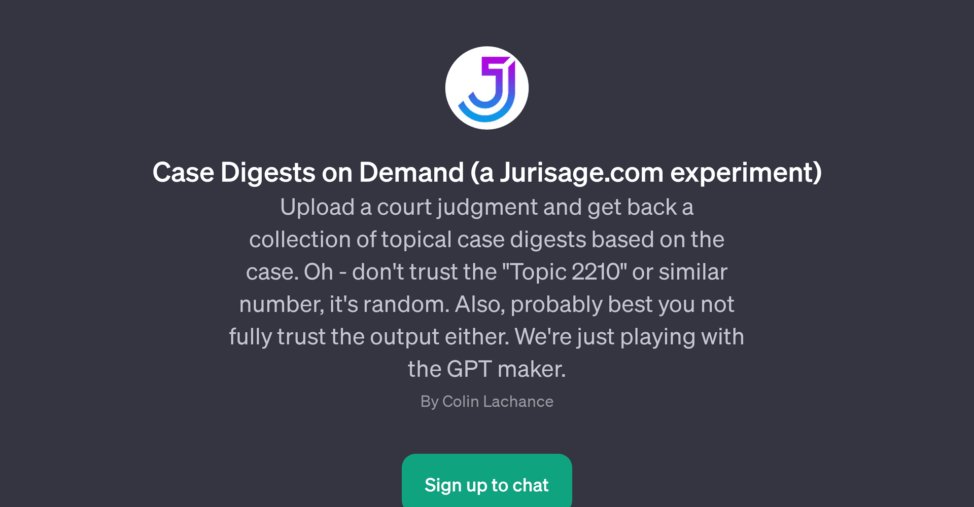 Case Digests on Demand (a Jurisage.com experiment)