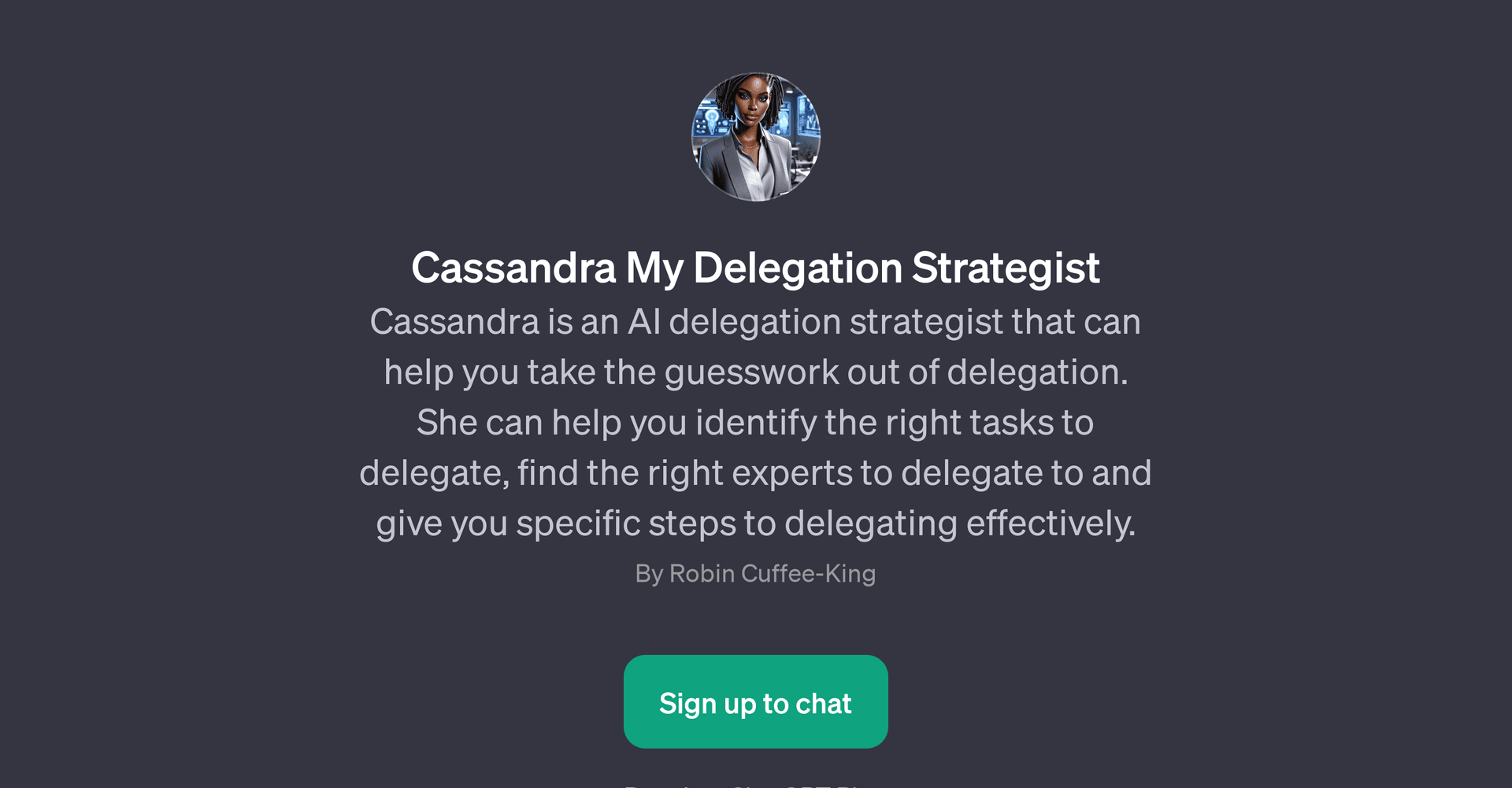 Cassandra My Delegation Strategist