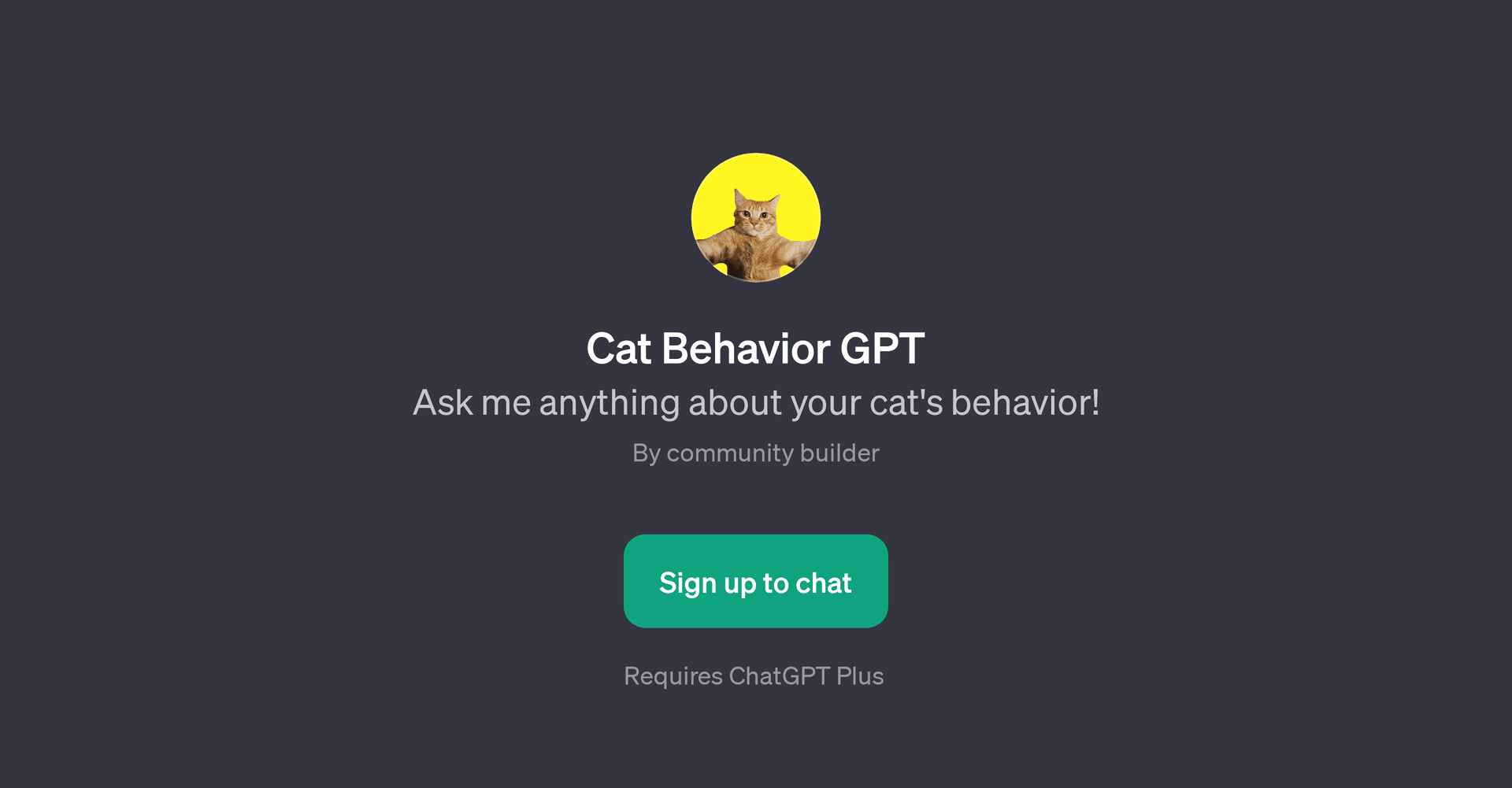 Cat Behavior GPT