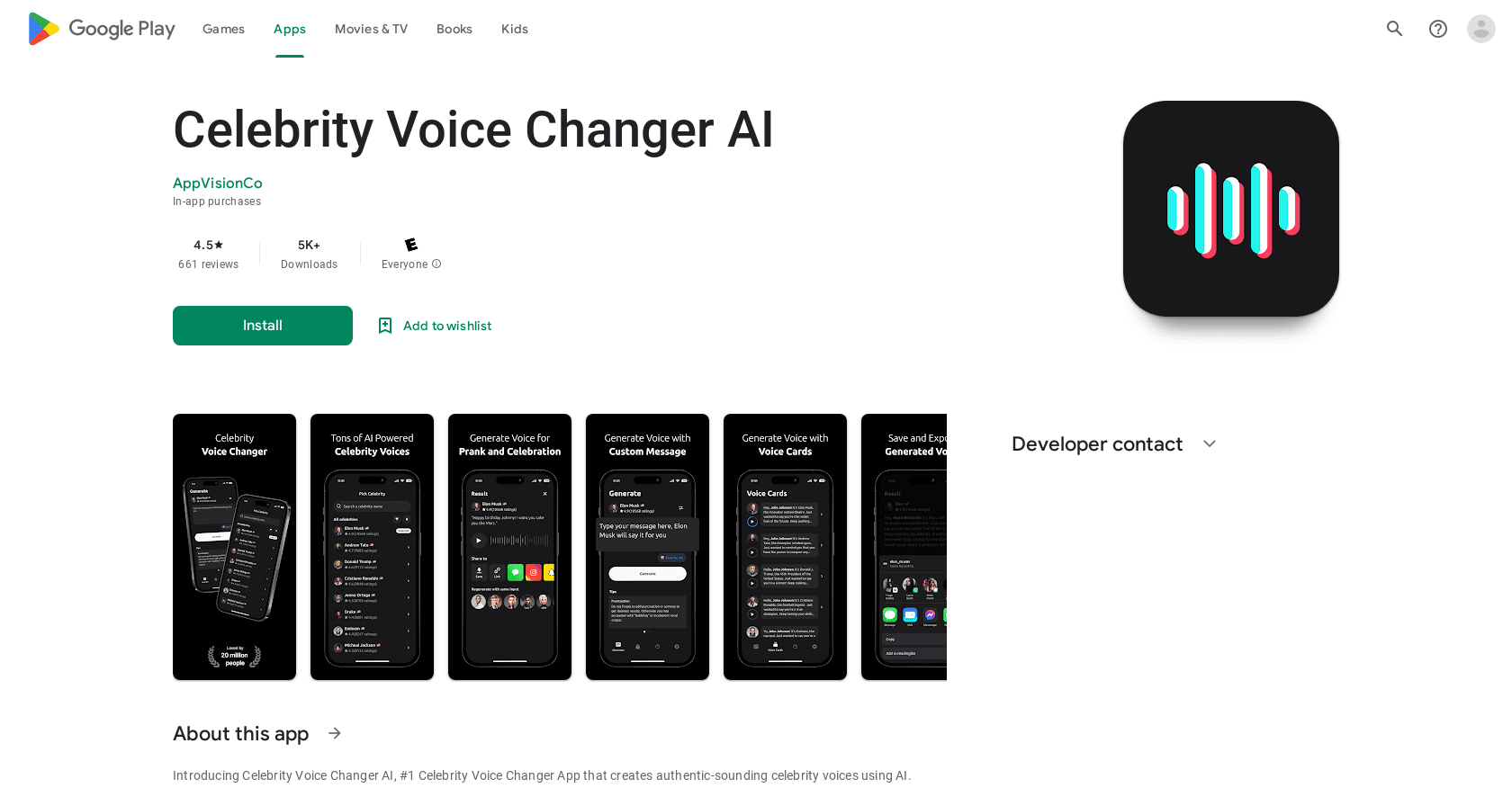 Celebrity Voice Changer AI