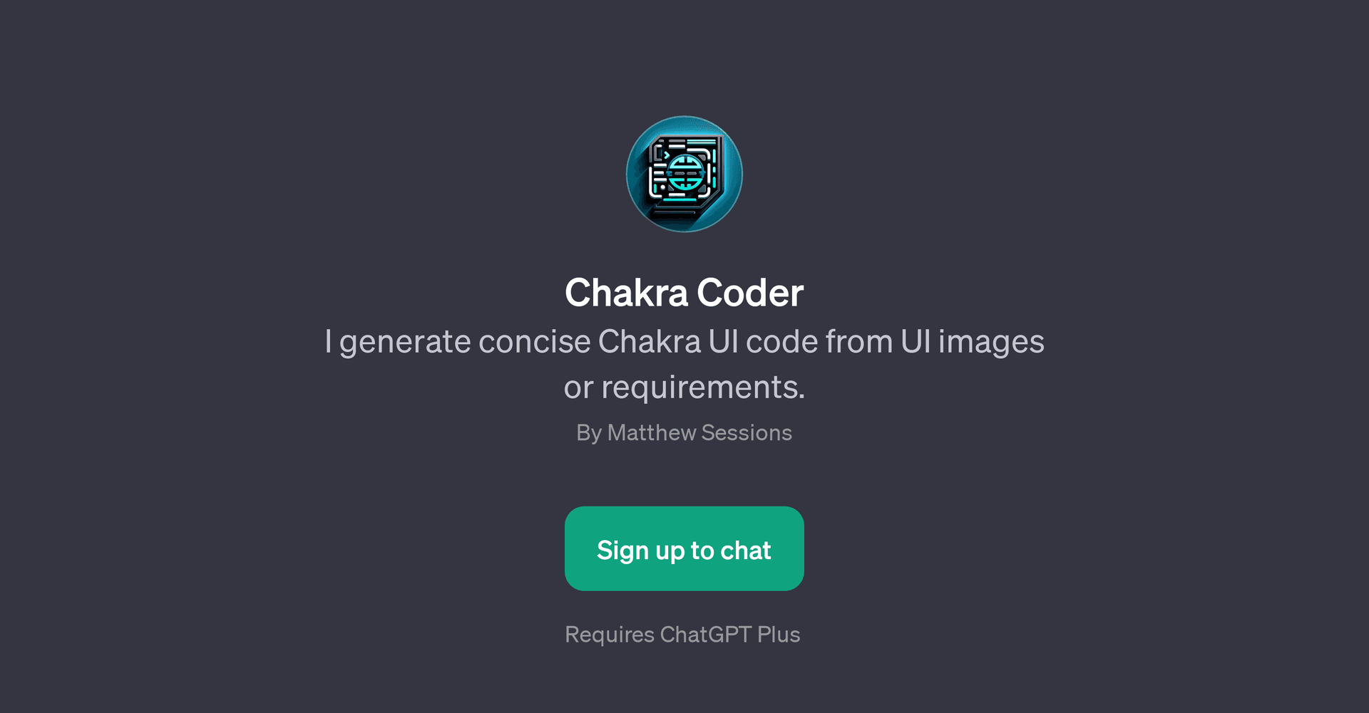 Chakra Coder