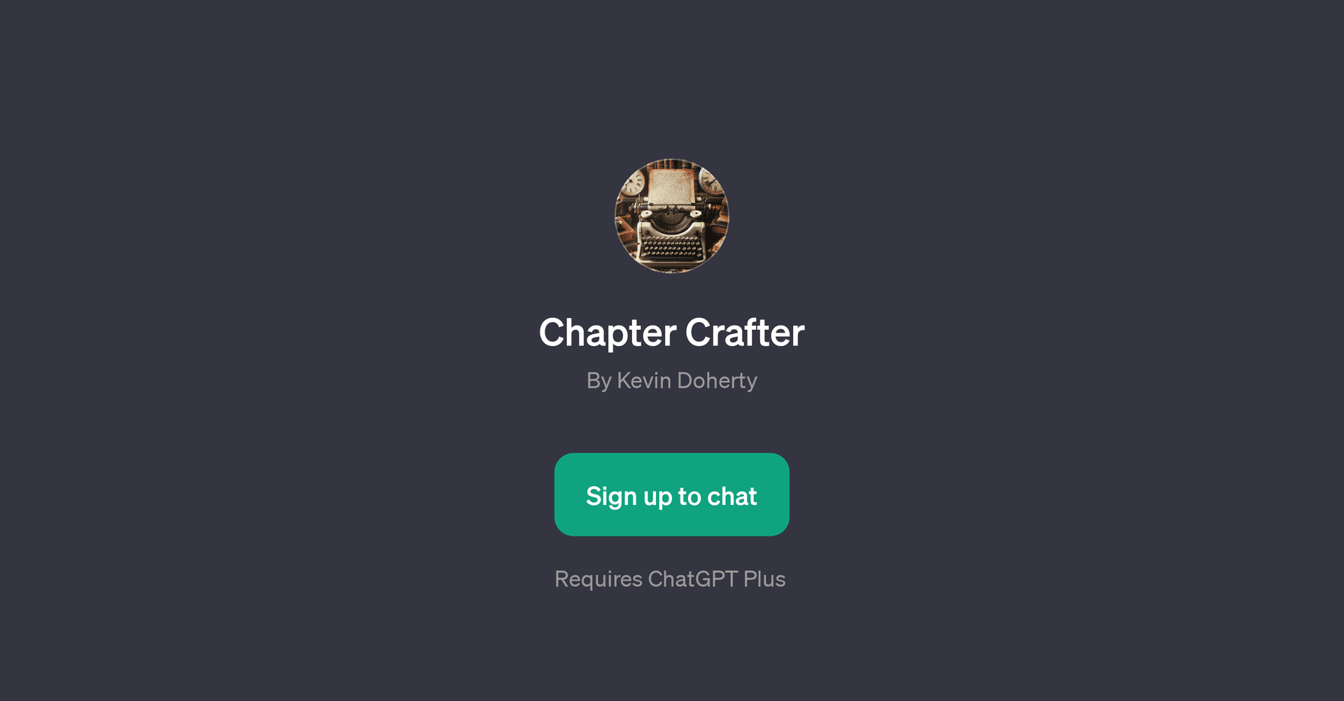 Chapter Crafter