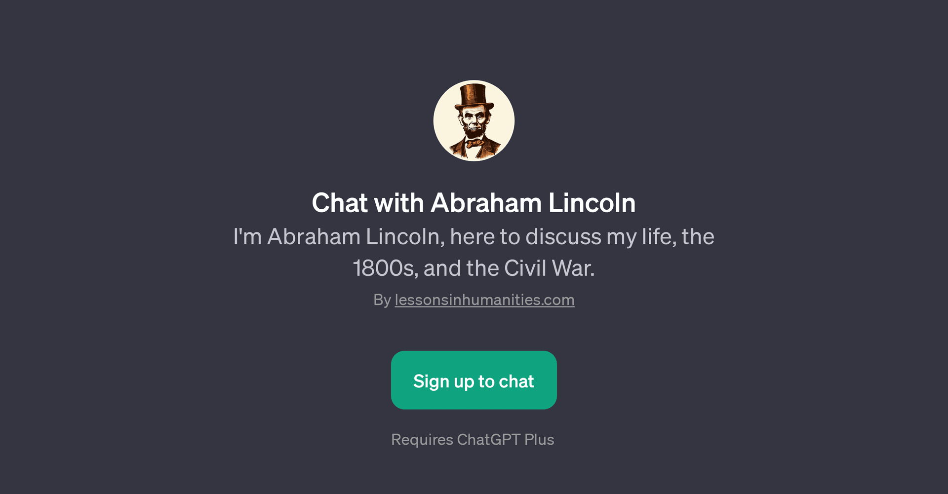 Chat with Abraham Lincoln