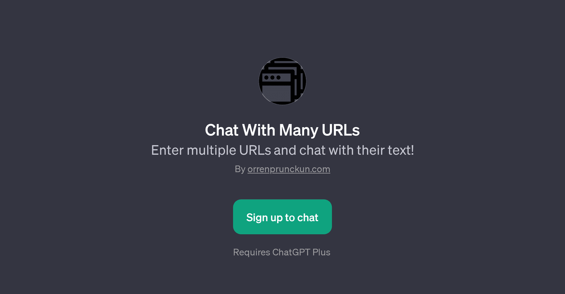 Chat With Many URLs