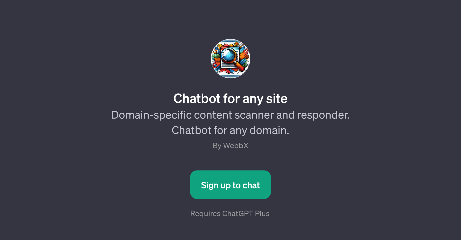 Chatbot for any site