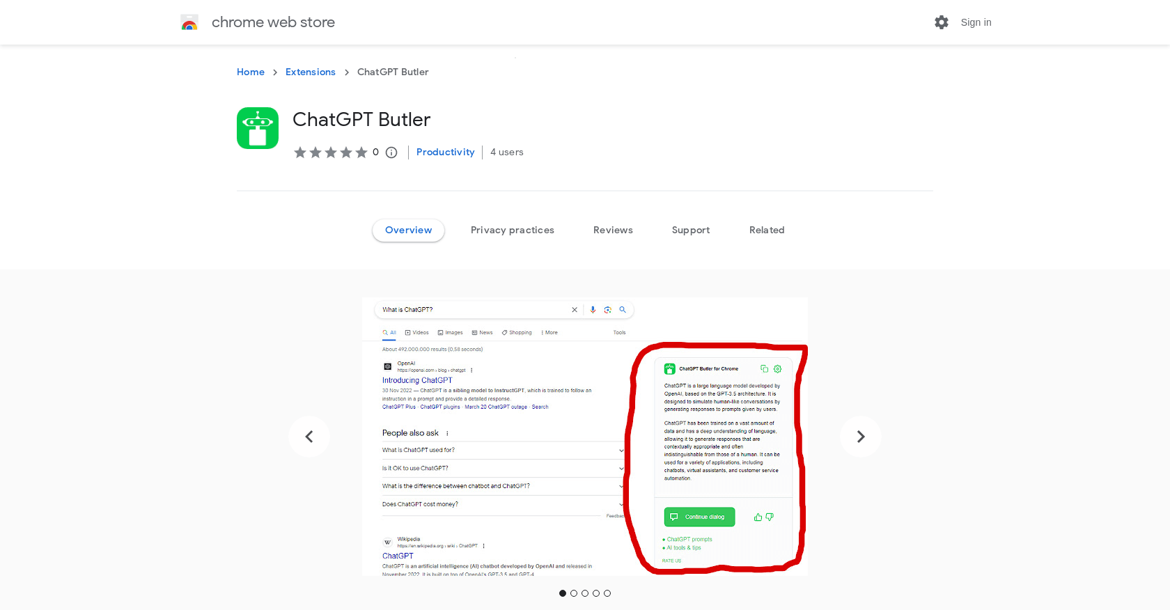 ChatGPT Butler