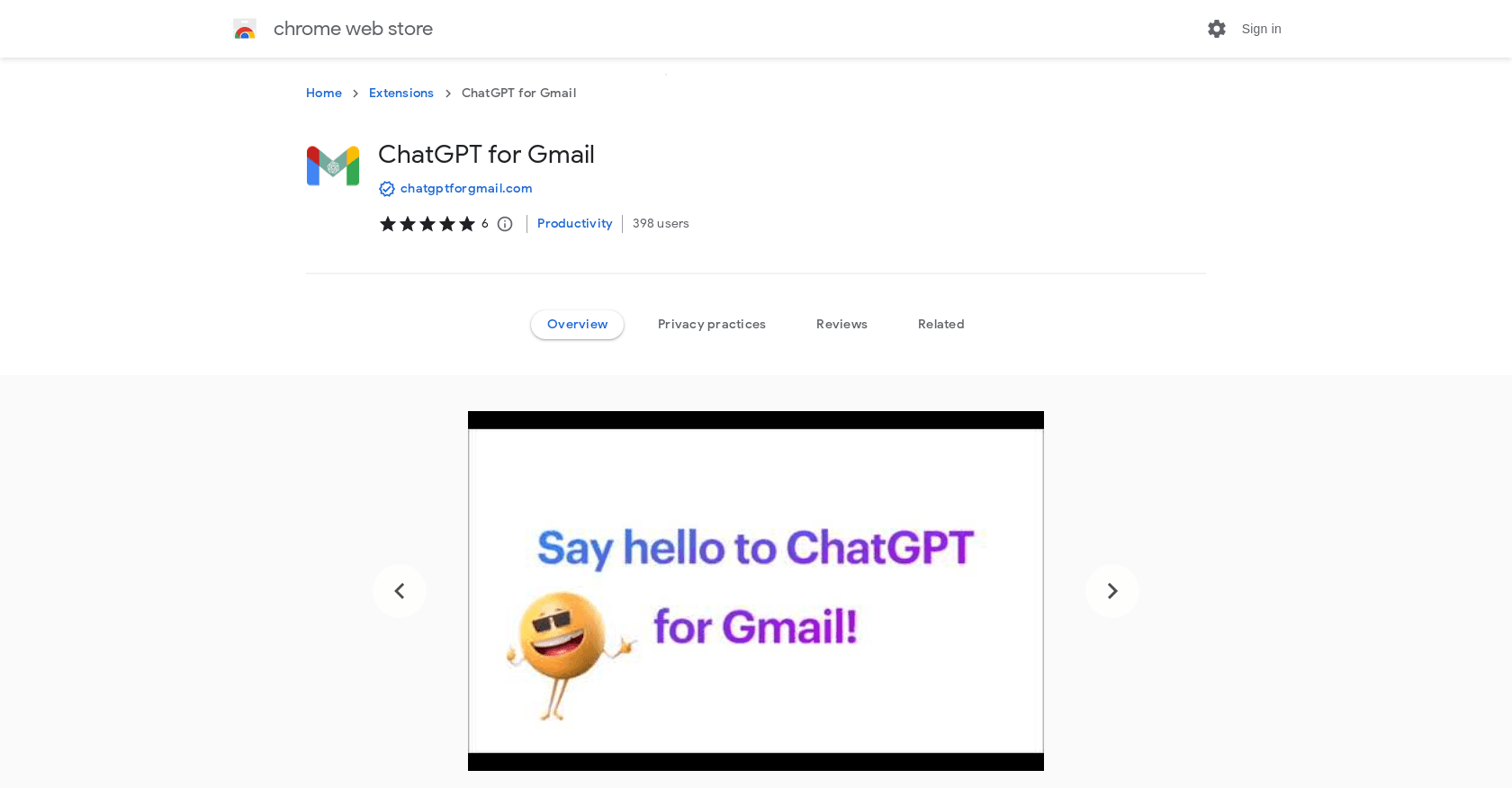 ChatGPT for Gmail