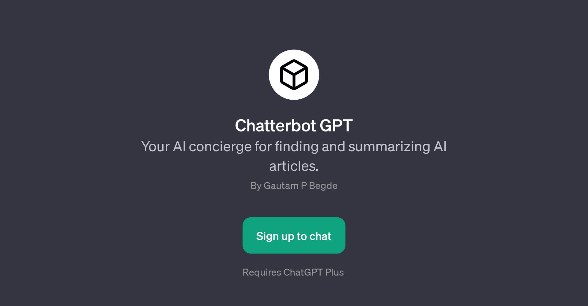 Chatterbot GPT